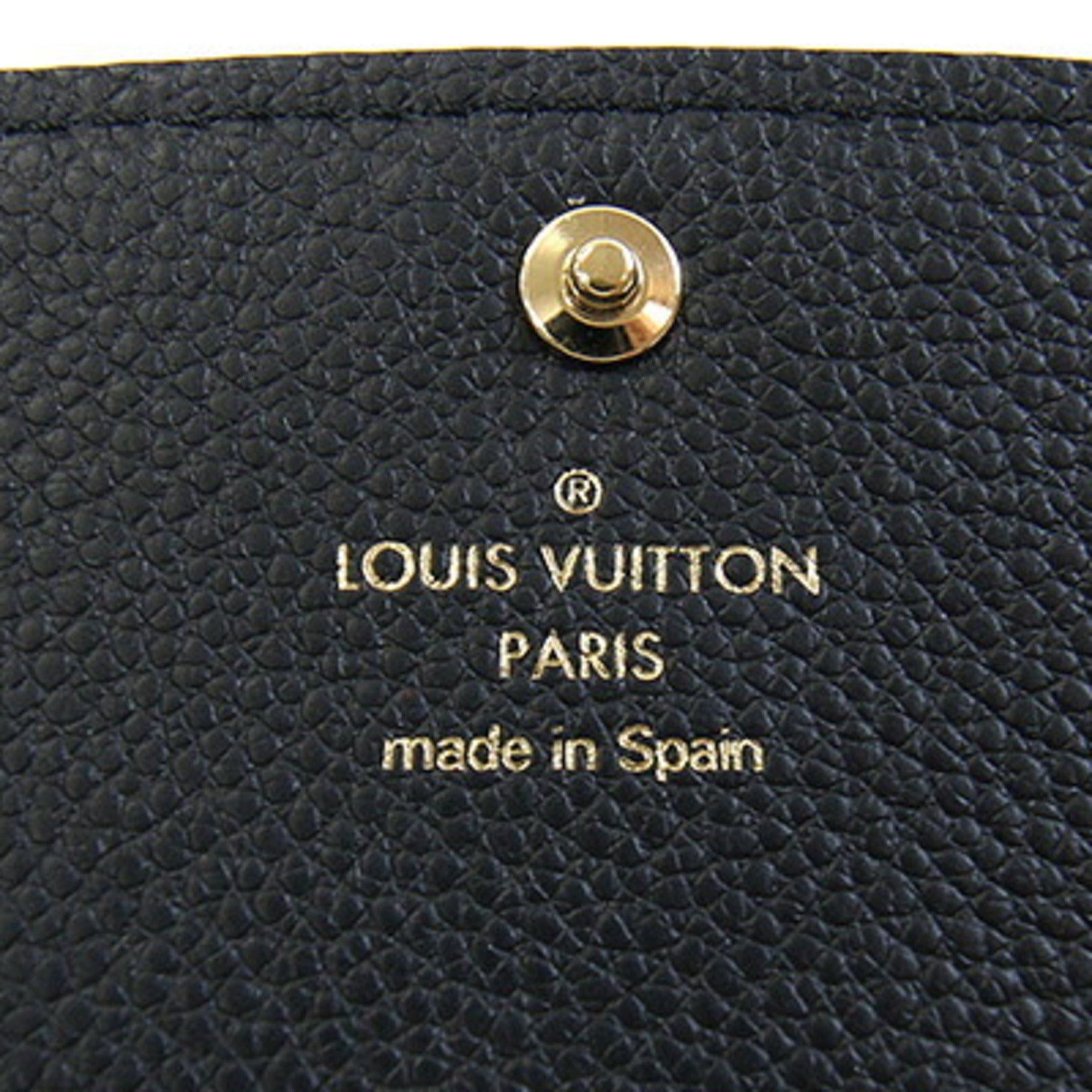Louis Vuitton Bicolor Black Monogram Monogram Empreinte Long Wallet (Bi-Fold) (Pre-Owned)