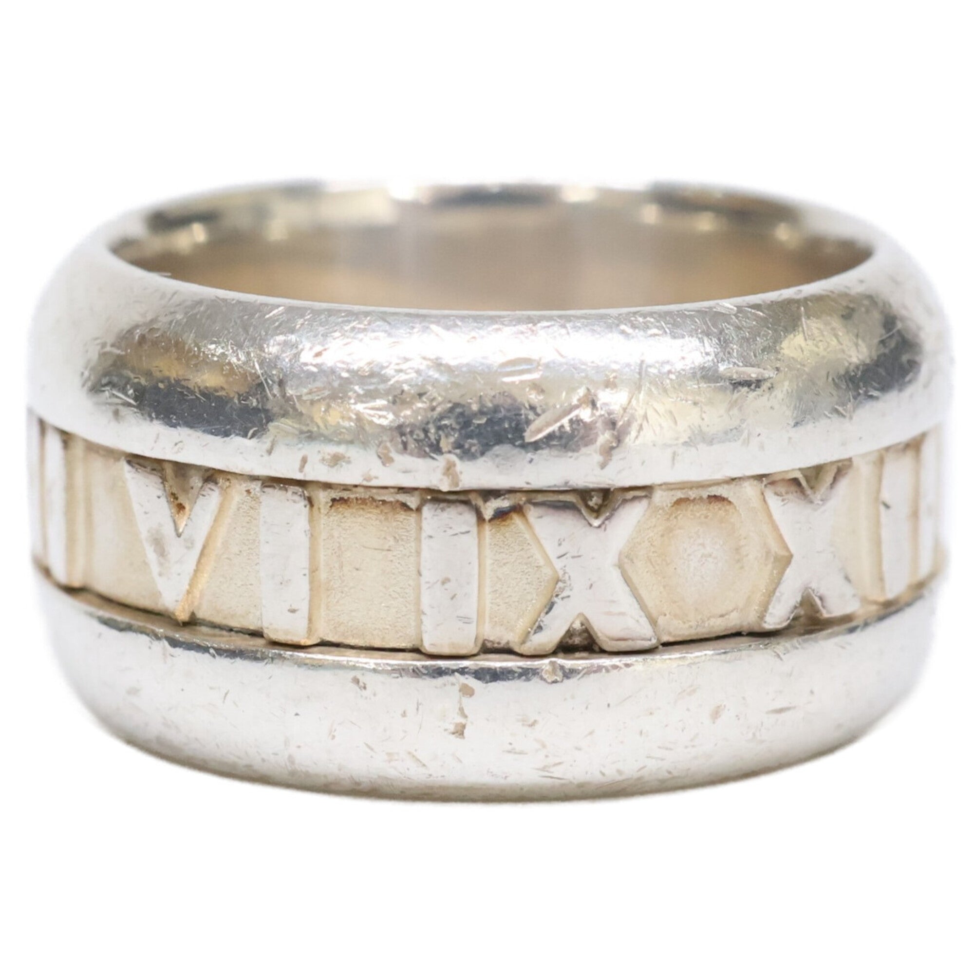 Tiffany Silver Silver 925 Band Ring (Pre-Owned)