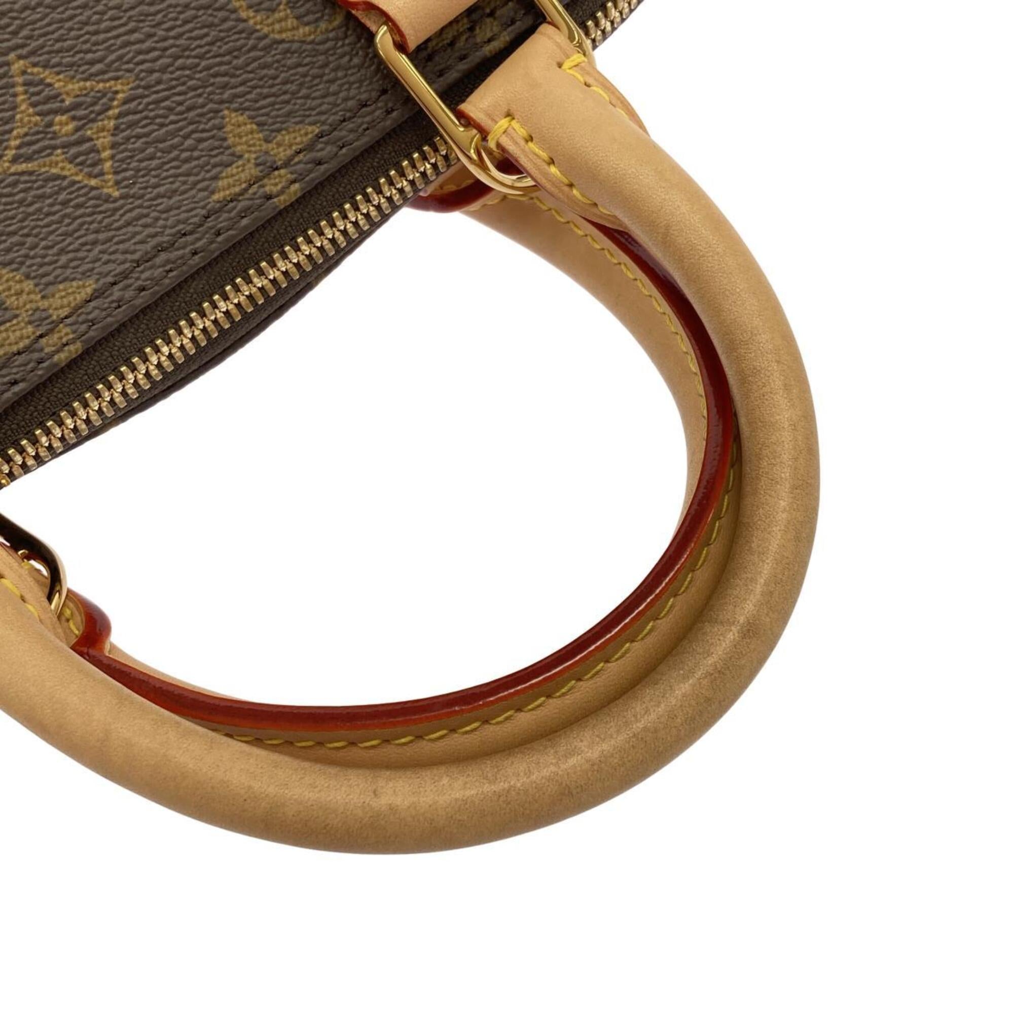 Louis Vuitton Marron Coated Canvas Handbag (Pre-Owned)