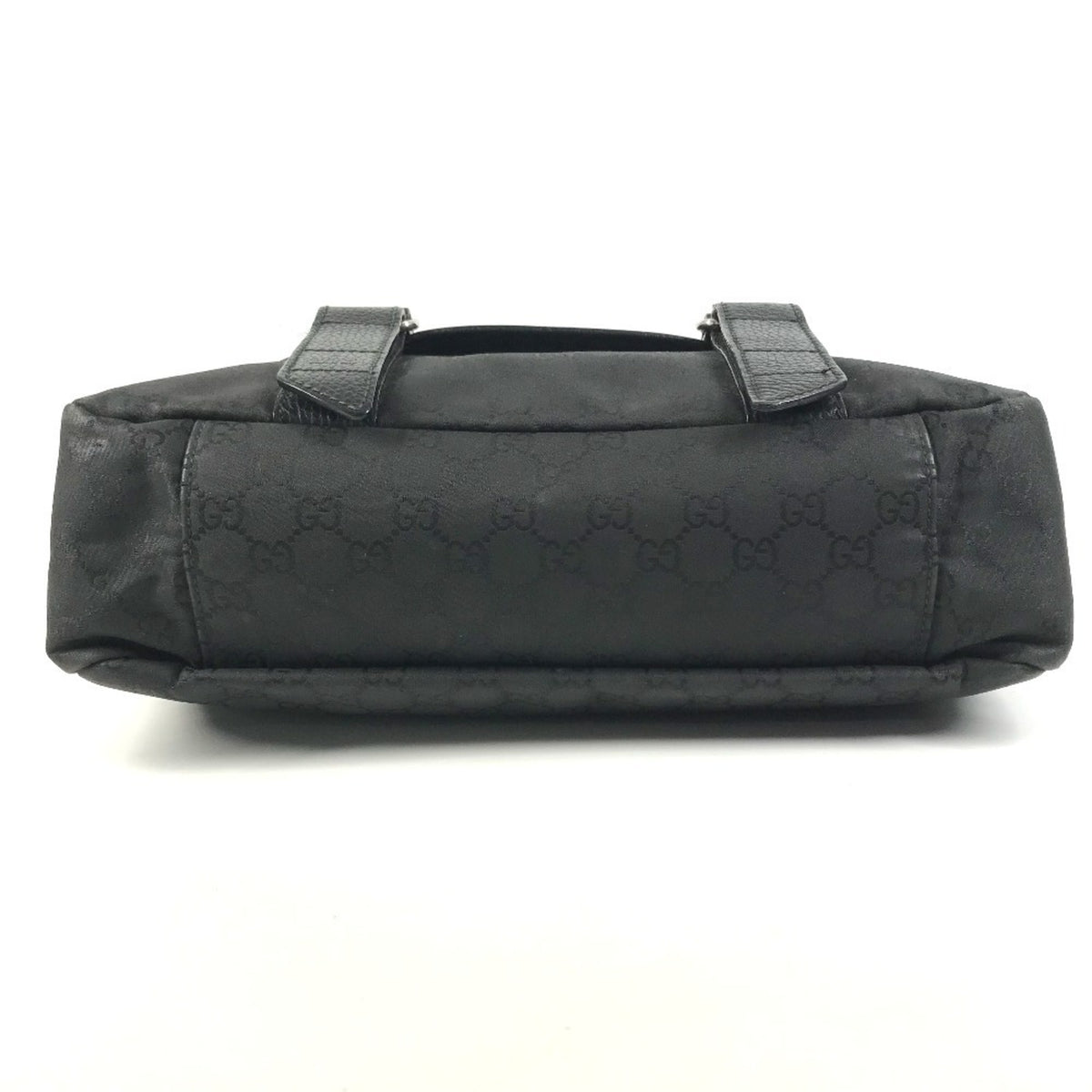 Gucci Black Nylon Leather Shoulder Bag (Pre-Owned)