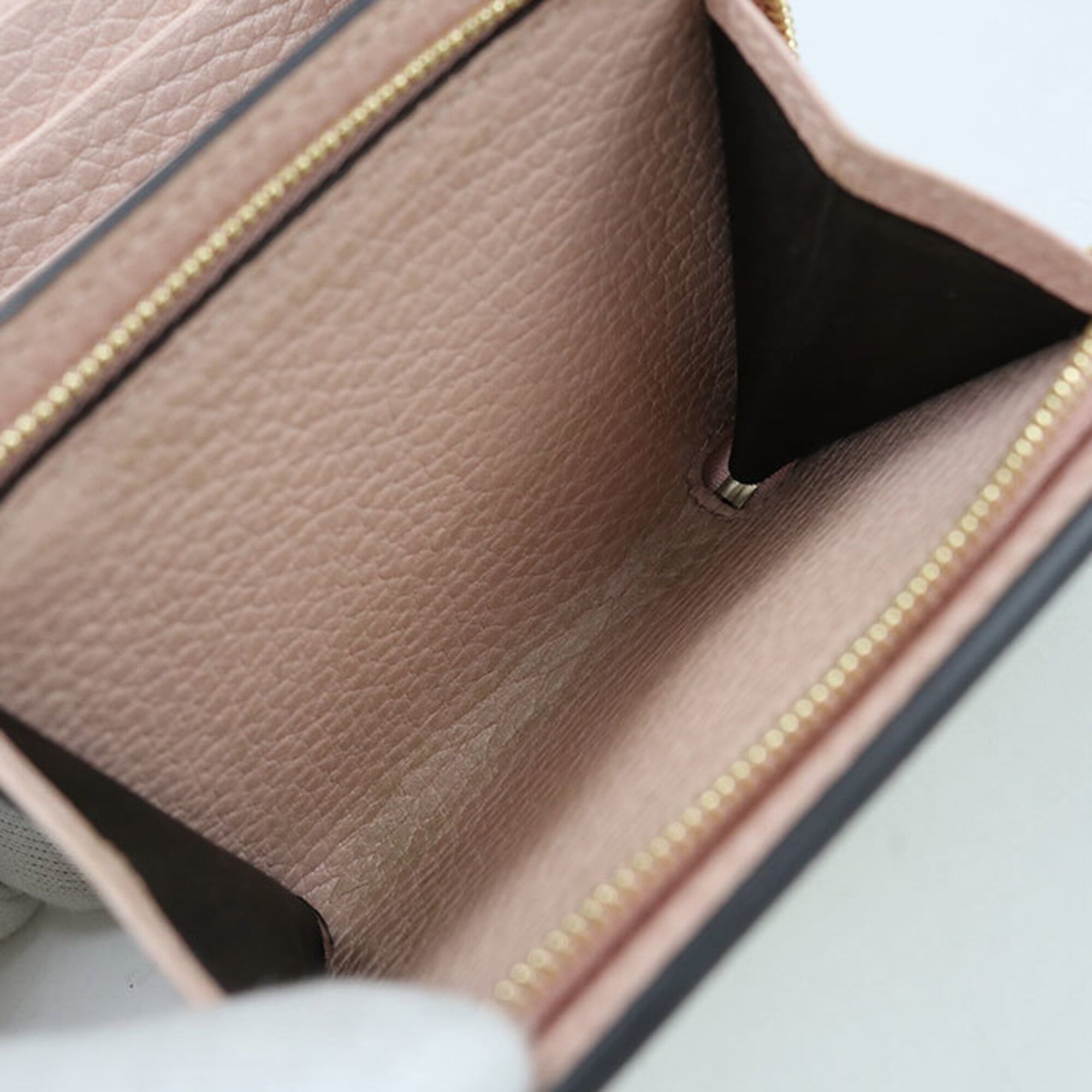 Gucci Pink Gg Supreme Wallet (Bi-Fold) (Pre-Owned)