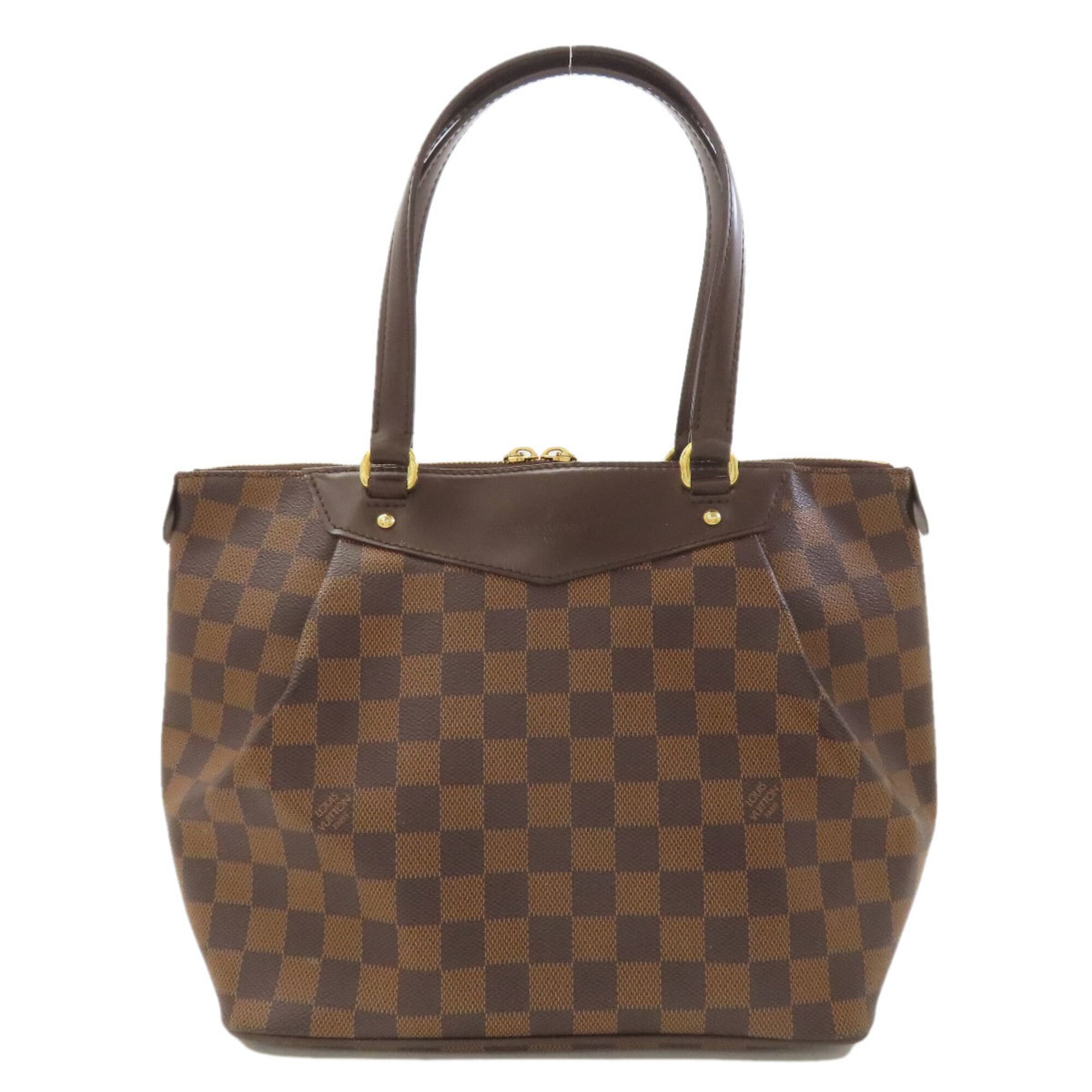 Louis Vuitton Damier Canvas Ebene Damier Canvas Handbag (Pre-Owned)