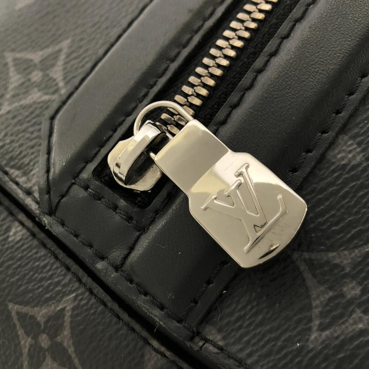 Louis Vuitton Black Coated Canvas Shoulder Bag (Pre-Owned)
