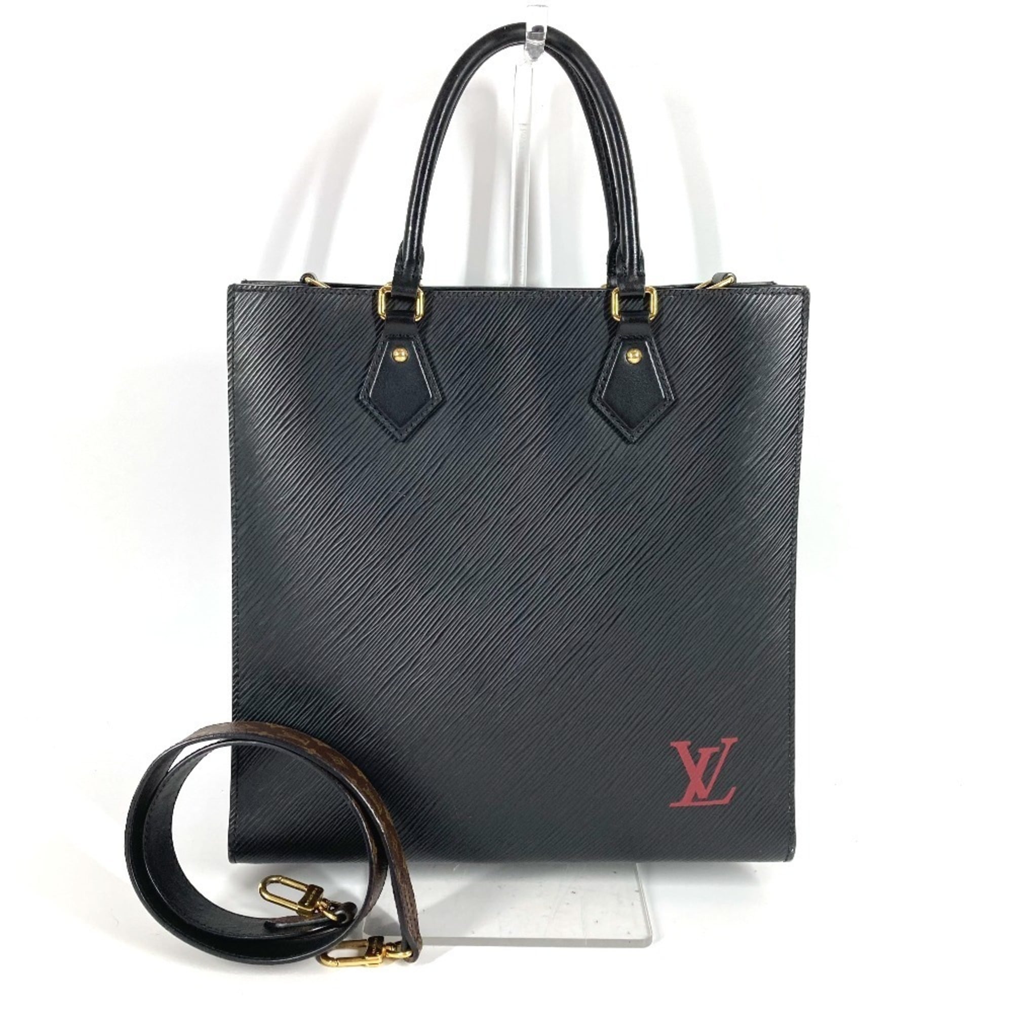 Louis Vuitton Black Epi Leather Handbag Shoulder Bag Tote Bag (Pre-Owned)