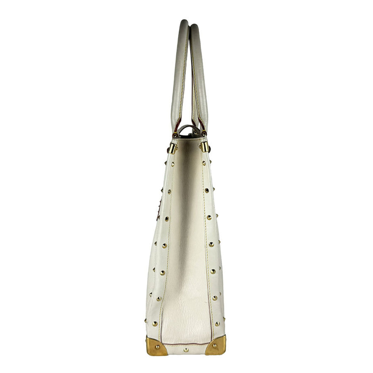 Louis Vuitton Blanc Leather Handbag (Pre-Owned)