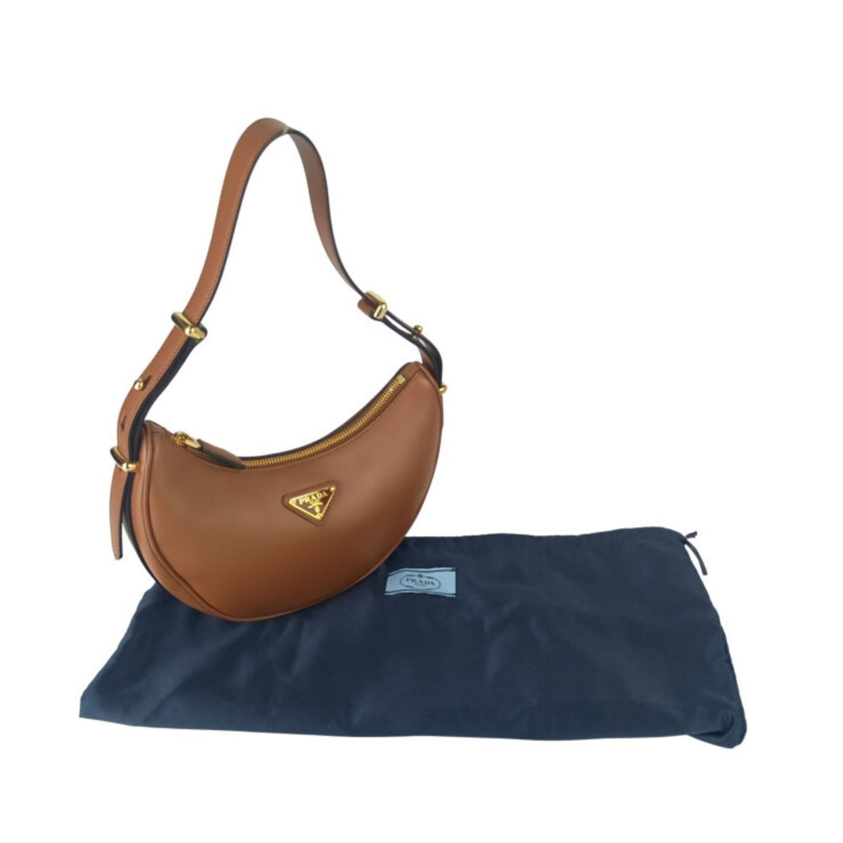 Prada Brown Leather Handbag (Pre-Owned)