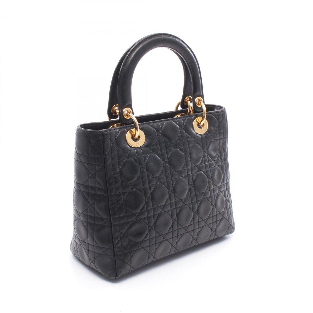 Christian Dior Black Leather Handbag (Pre-Owned)