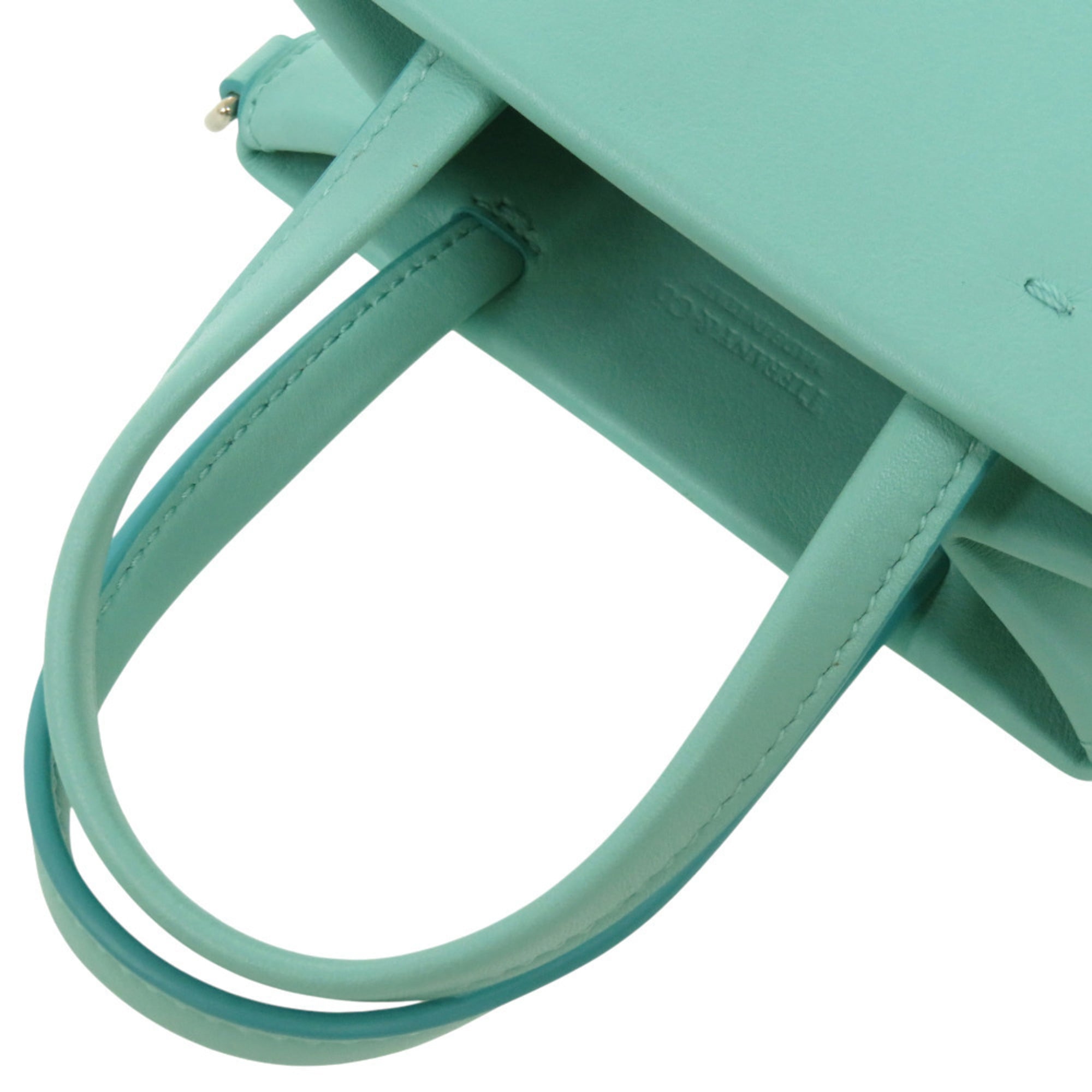 Tiffany Light Blue Tiffany Blue Leather Handbag (Pre-Owned)