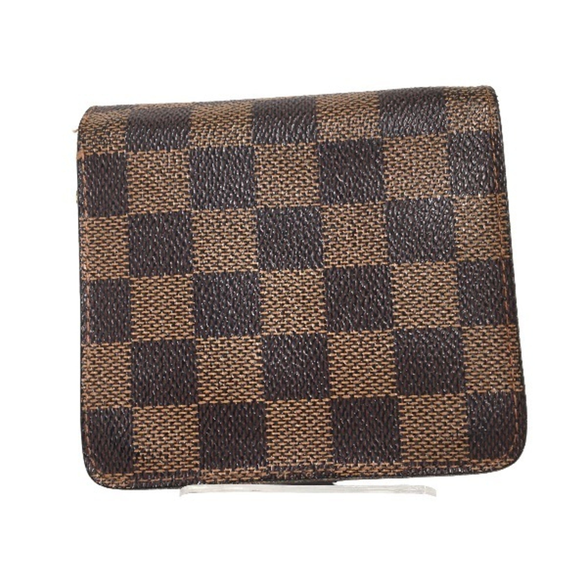 Louis Vuitton Damier Brown Damier Canvas Wallet (Bi-Fold) (Pre-Owned)