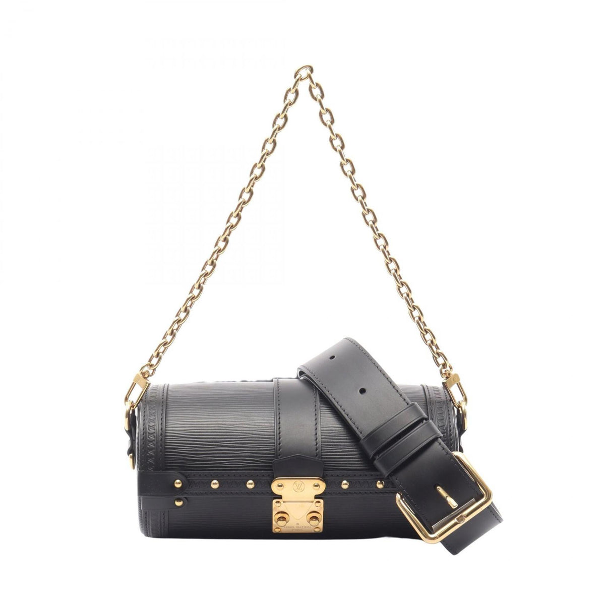 Louis Vuitton Black Epi Leather Handbag (Pre-Owned)