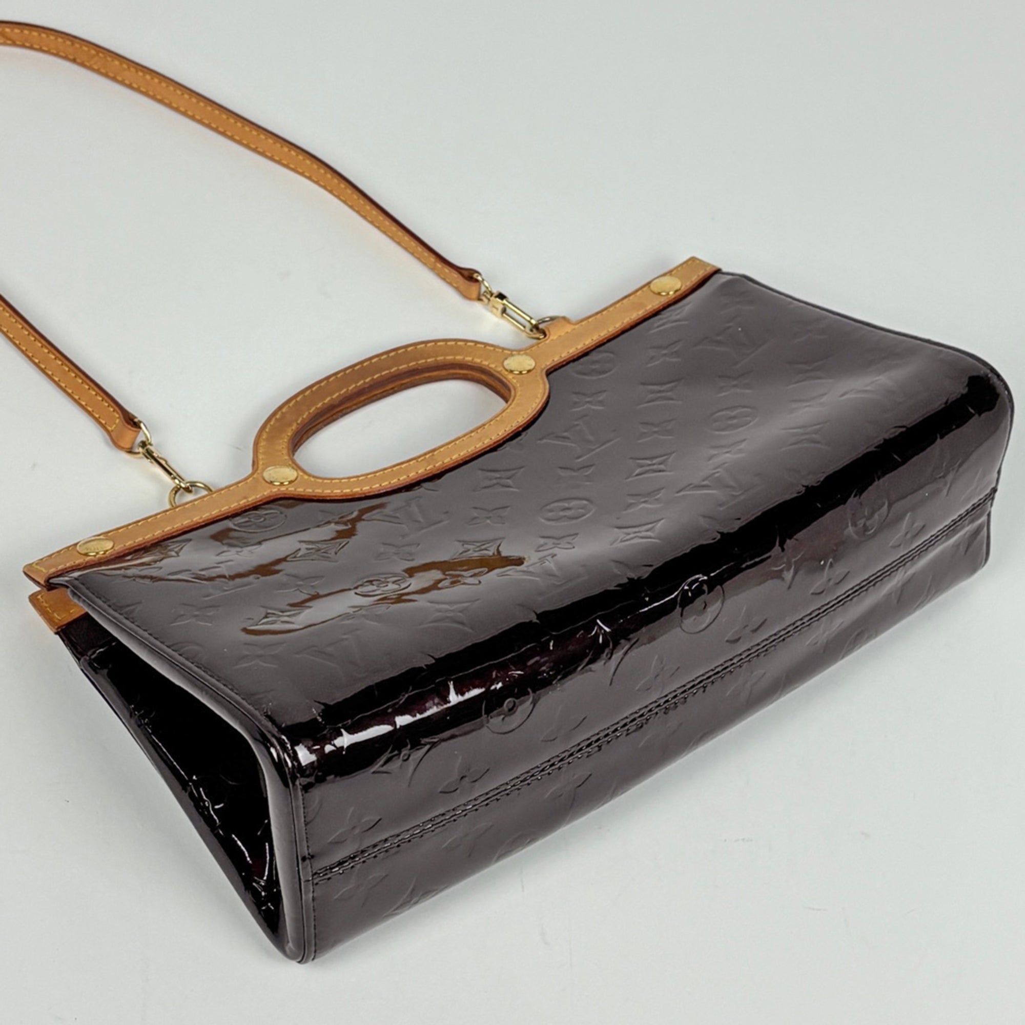 Louis Vuitton Monogram Vernis Amarante Monogram Vernis Handbag Shoulder Bag (Pre-Owned)