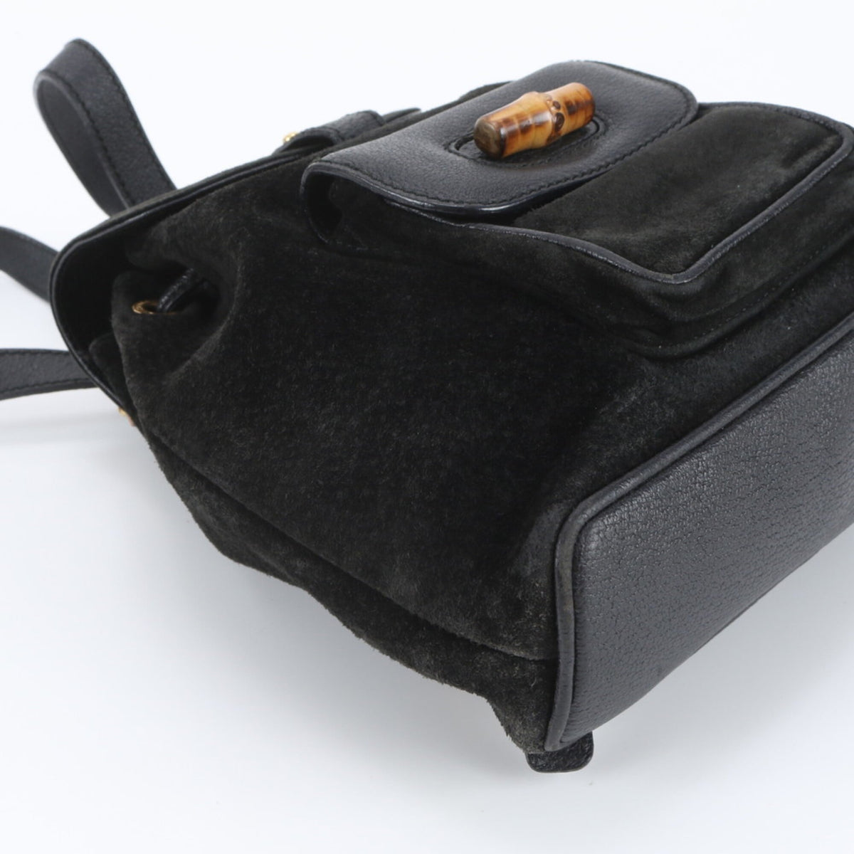 Gucci Black Leather Backpack (Pre-Owned)