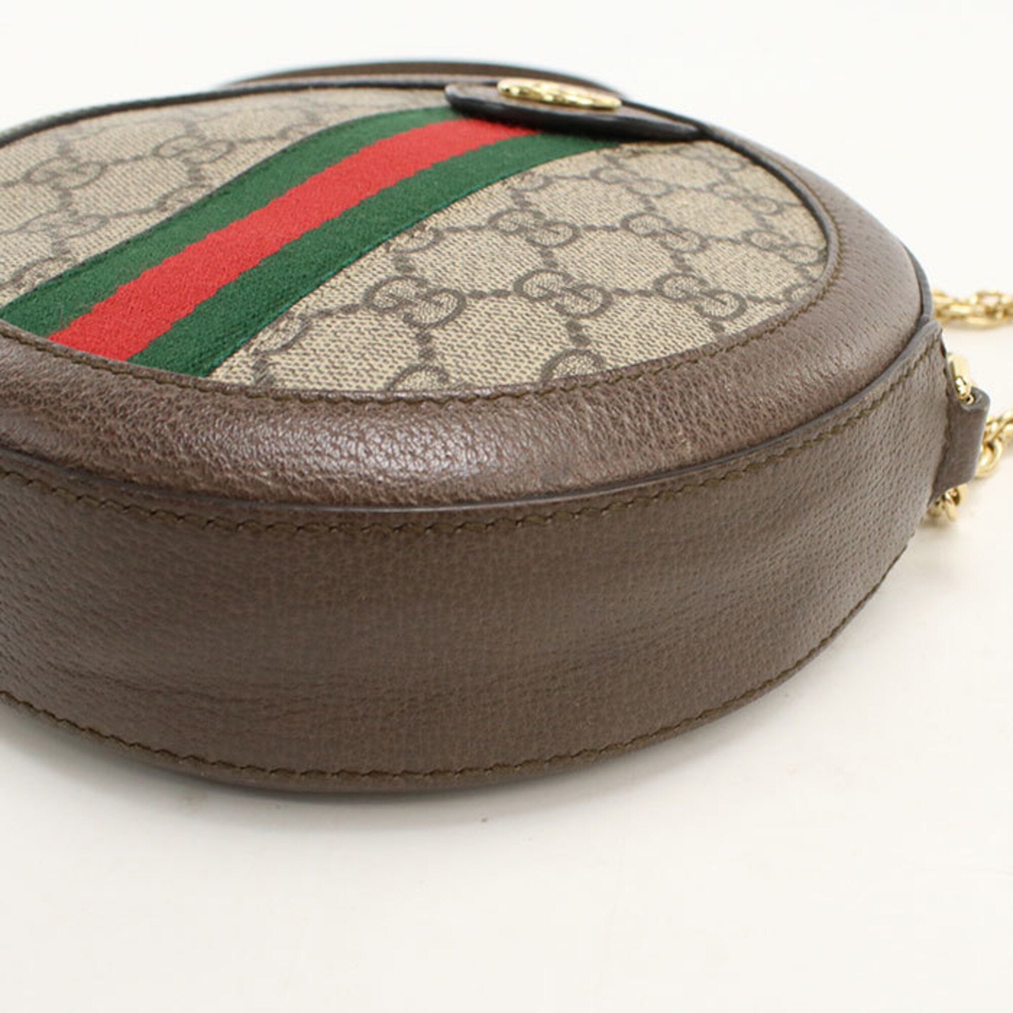 Gucci Beige Pvc Leather Shoulder Bag (Pre-Owned)