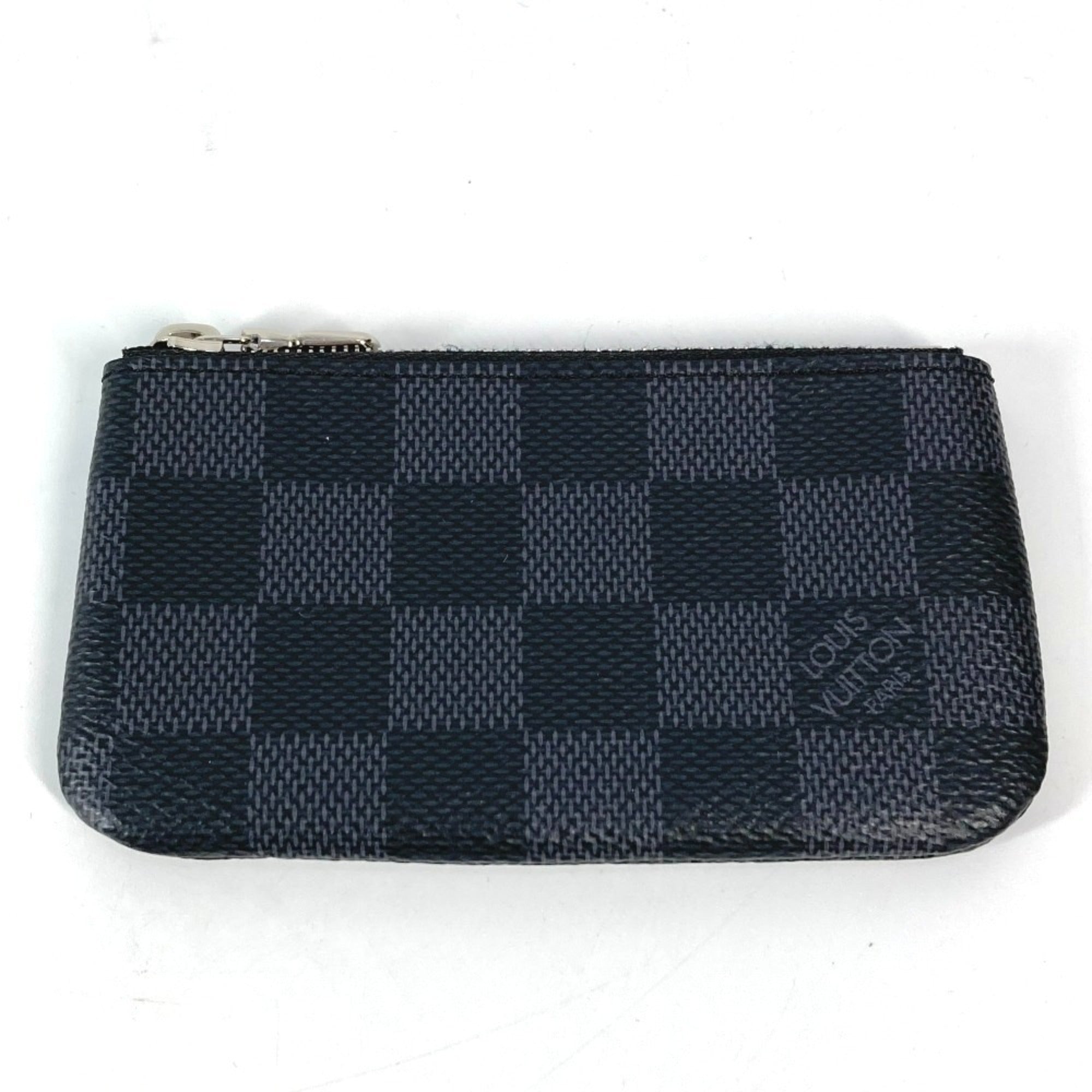 Louis Vuitton Black Damier Graphite Coin Purse/Coin Case (Pre-Owned)