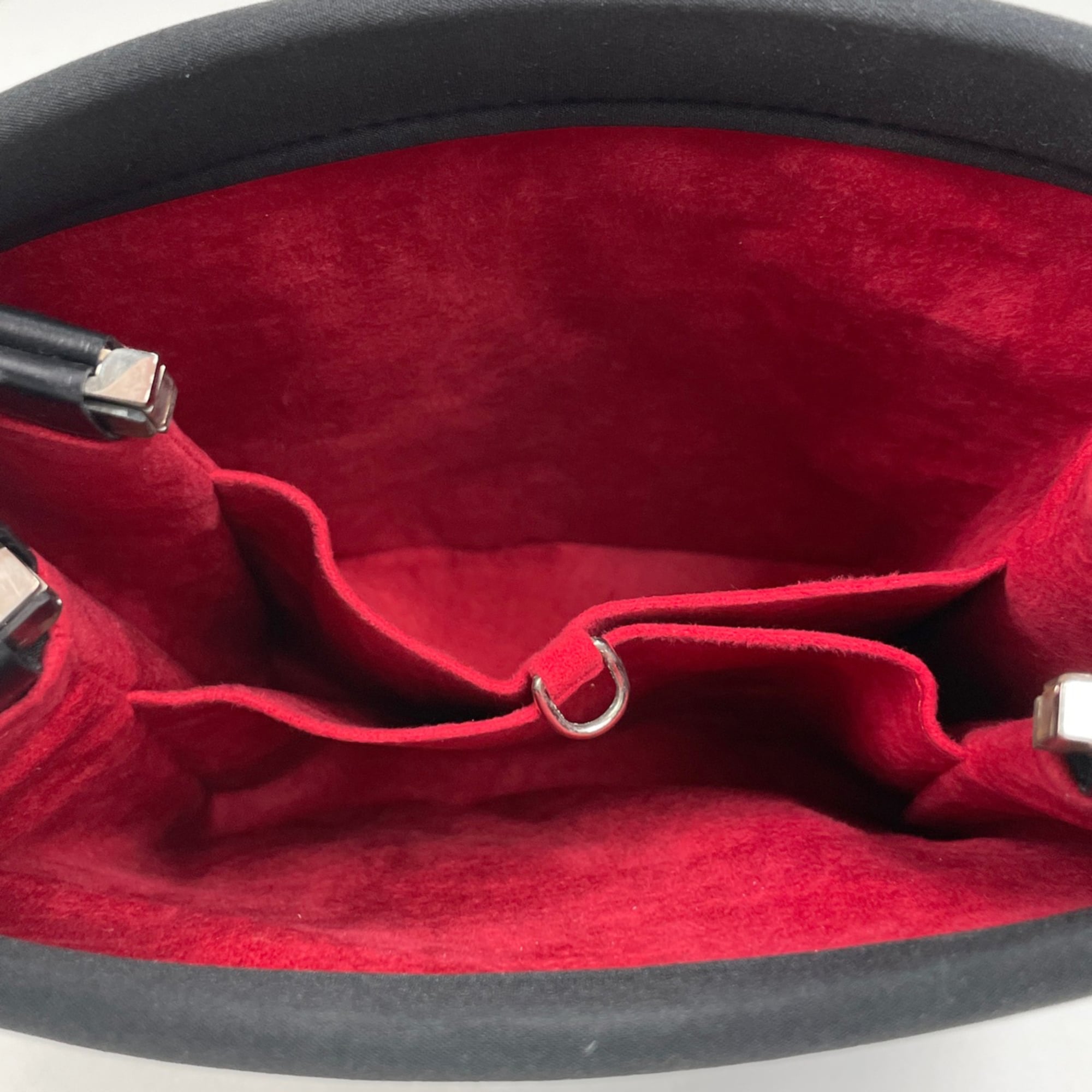 Cartier Trinity Black Fabric Handbag (Pre-Owned)