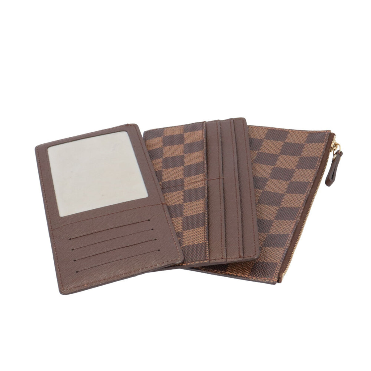 Louis Vuitton Damier Brown Damier Canvas Long Wallet (Bi-Fold) (Pre-Owned)