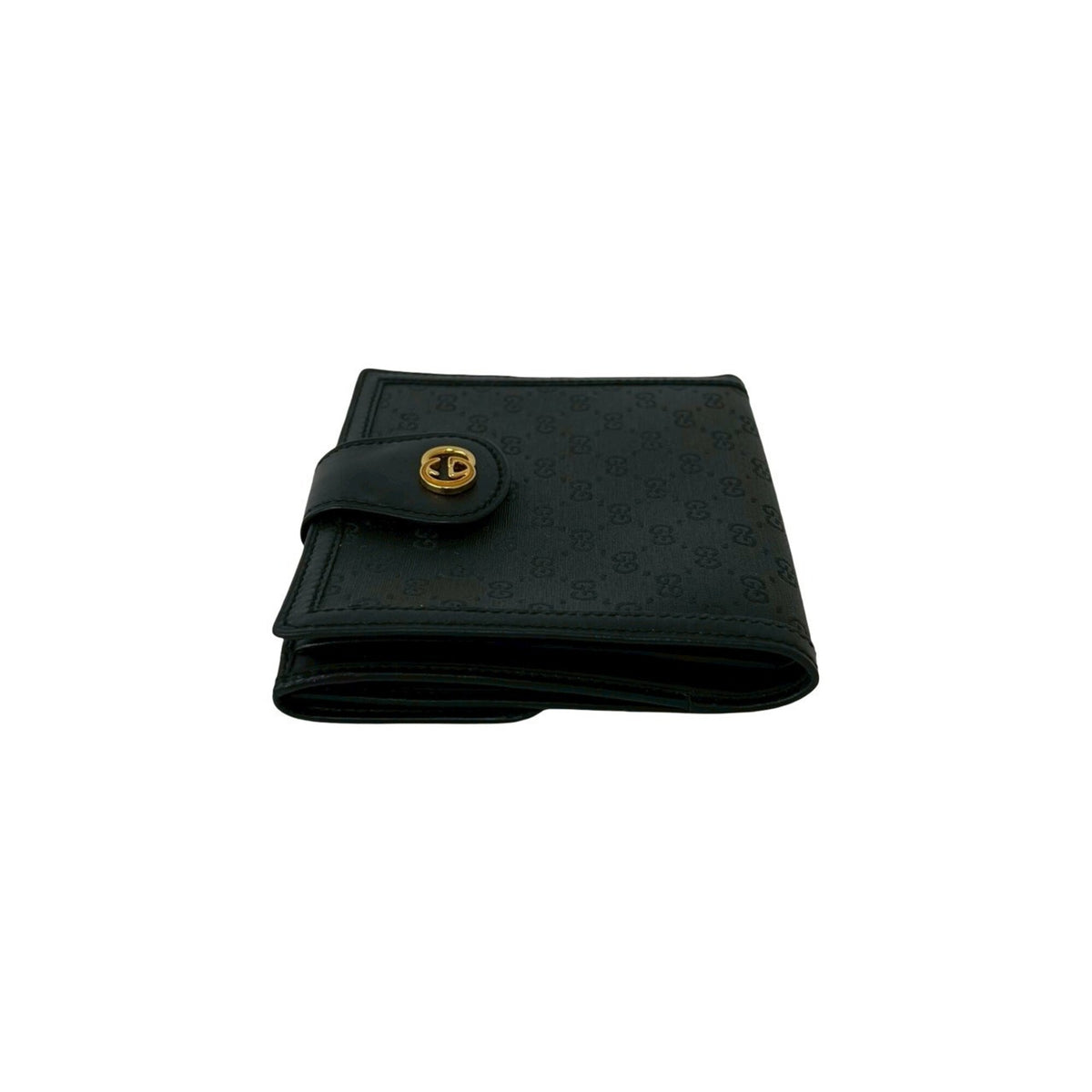 Gucci Black Leather Pvc Wallet (Bi-Fold) (Pre-Owned)