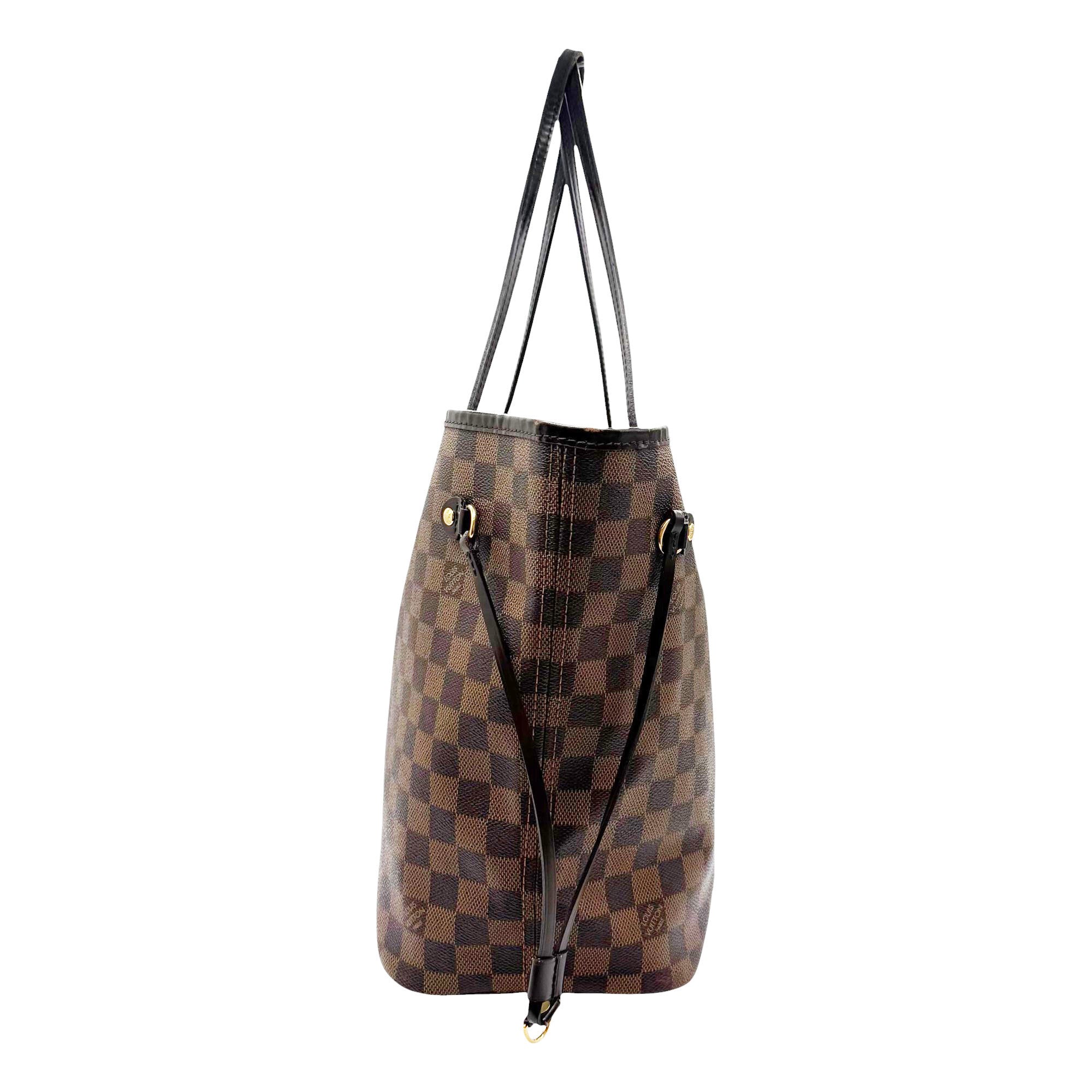 Louis Vuitton Damier Brown Damier Canvas Shoulder Bag Tote Bag (Pre-Owned)