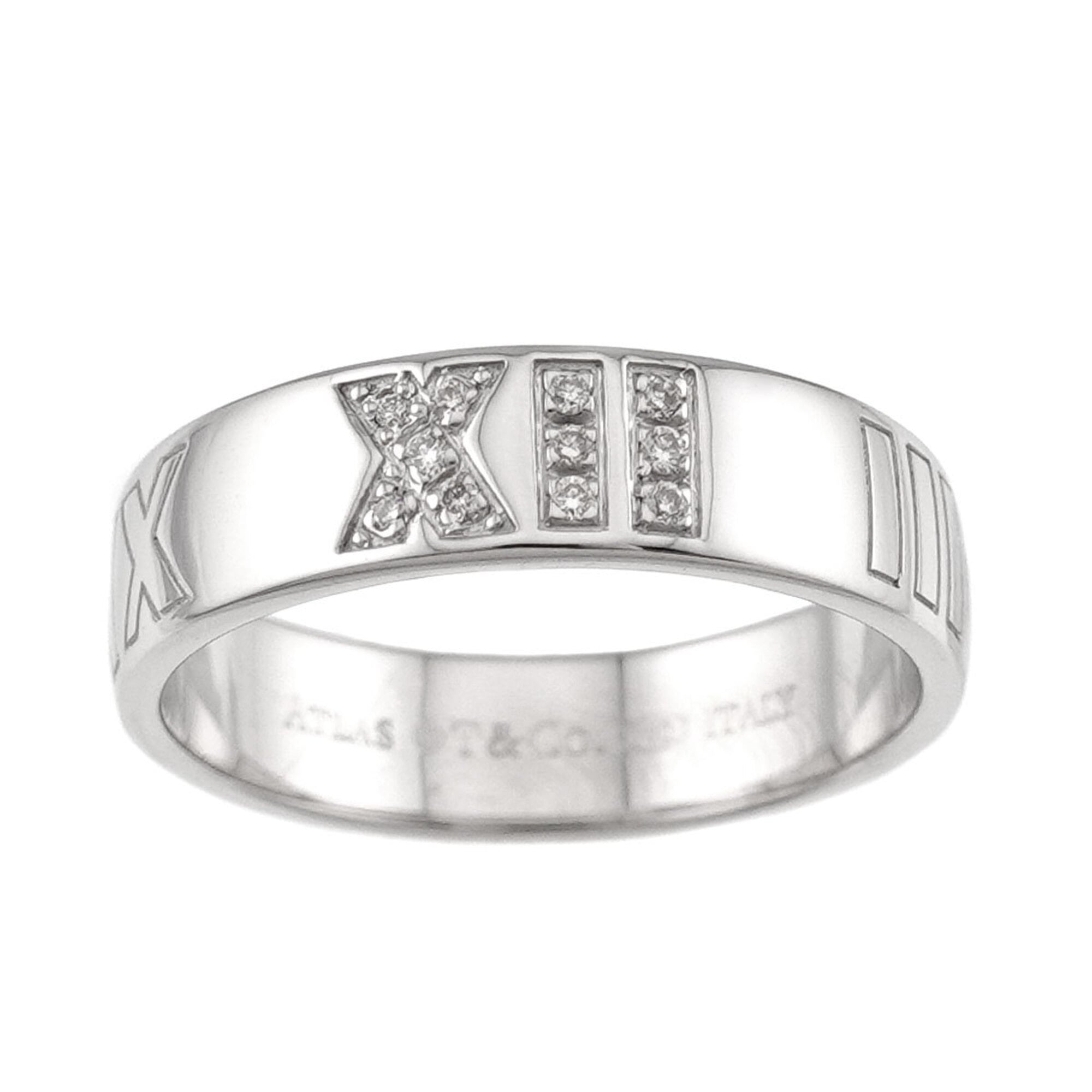 Tiffany White Gold (18K) Band Ring (Pre-Owned)