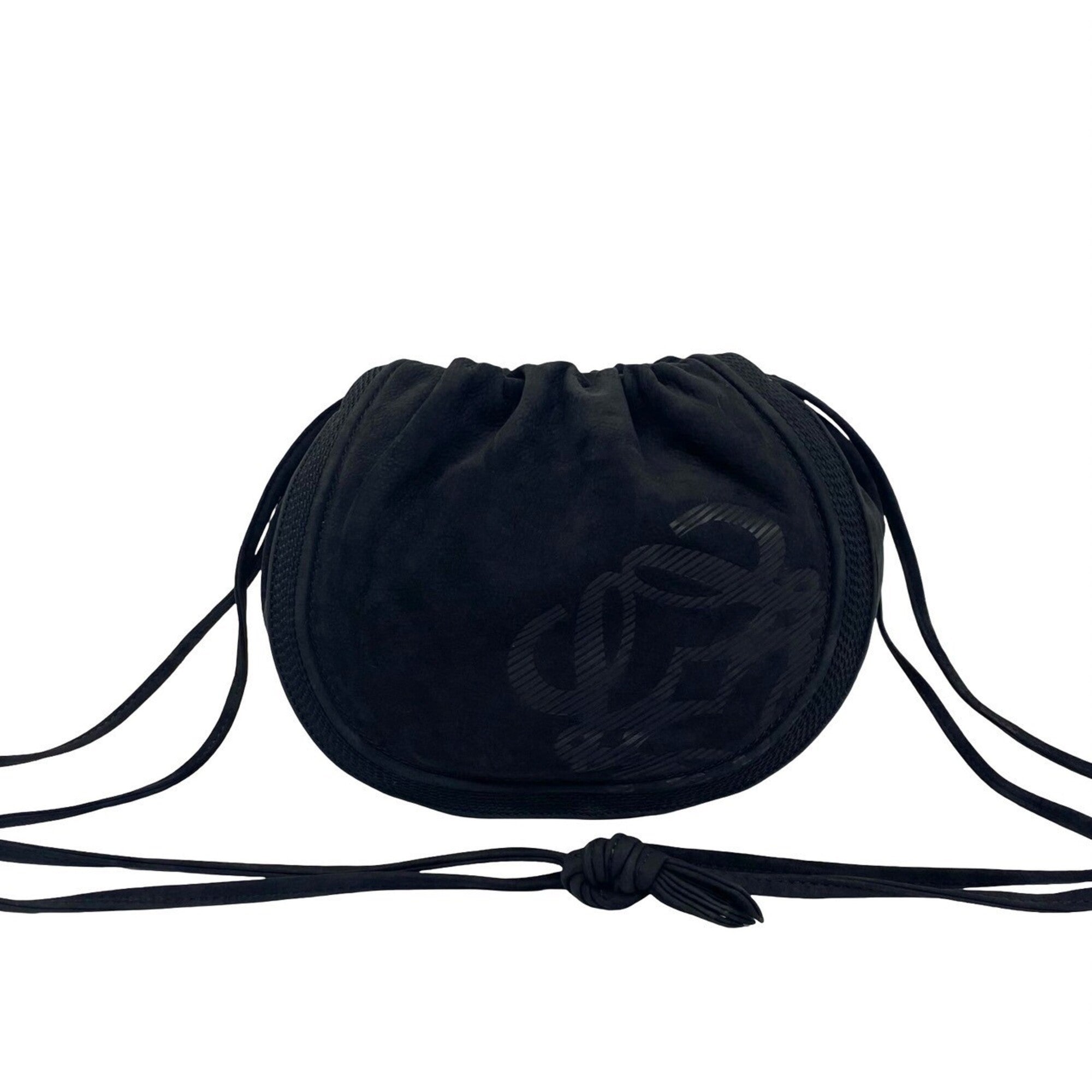 Loewe Black Leather Pochette Shoulder Bag (Pre-Owned)