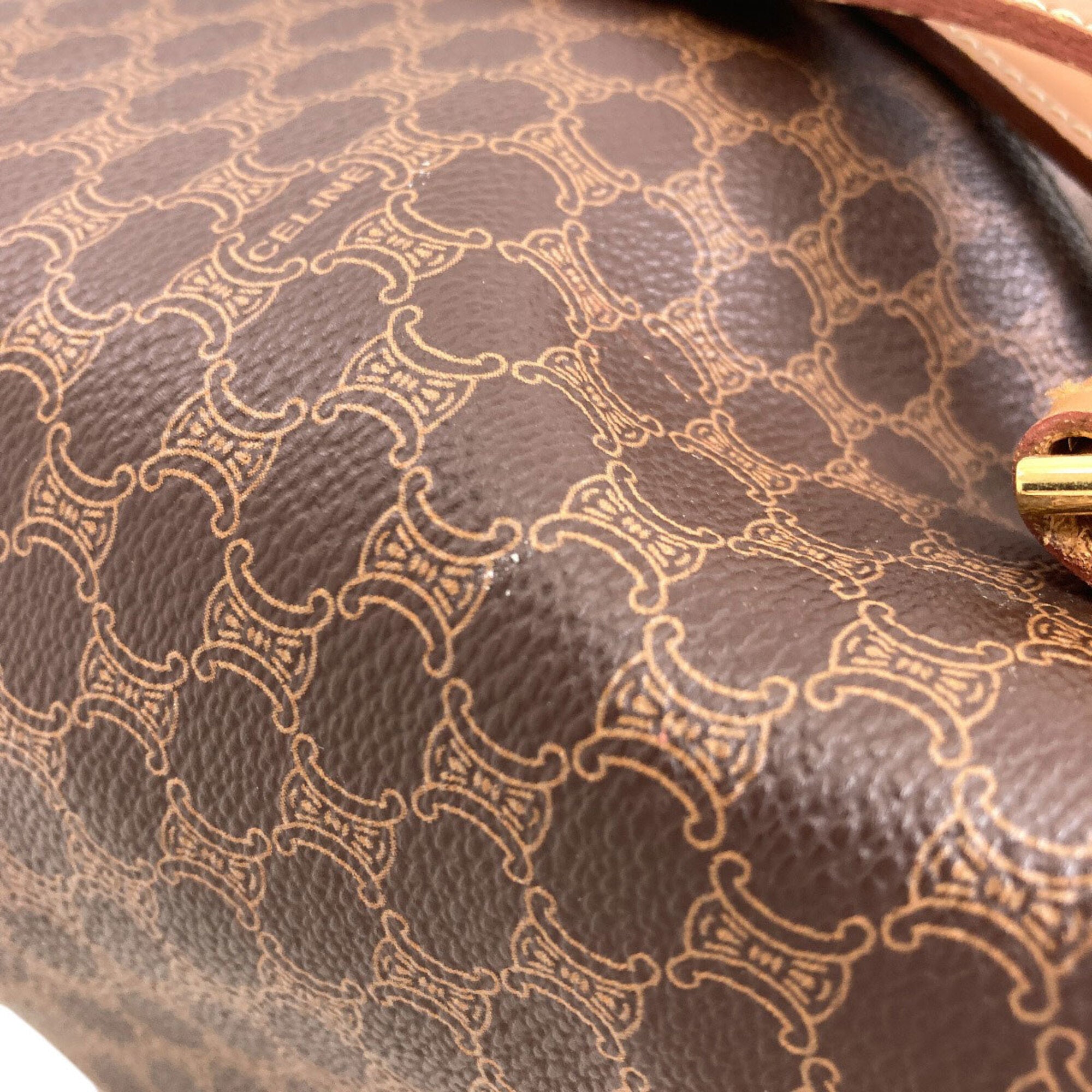 Celine Brown Pvc Backpack (Pre-Owned)