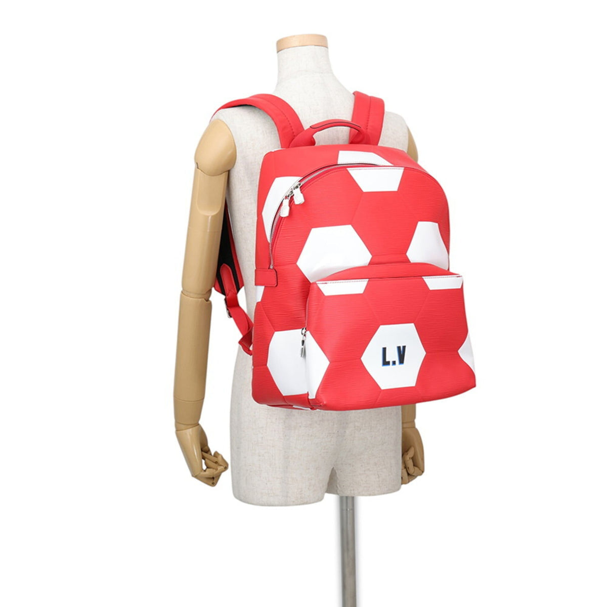 Louis Vuitton Epi Rouge Epi Leather Backpack Handbag (Pre-Owned)