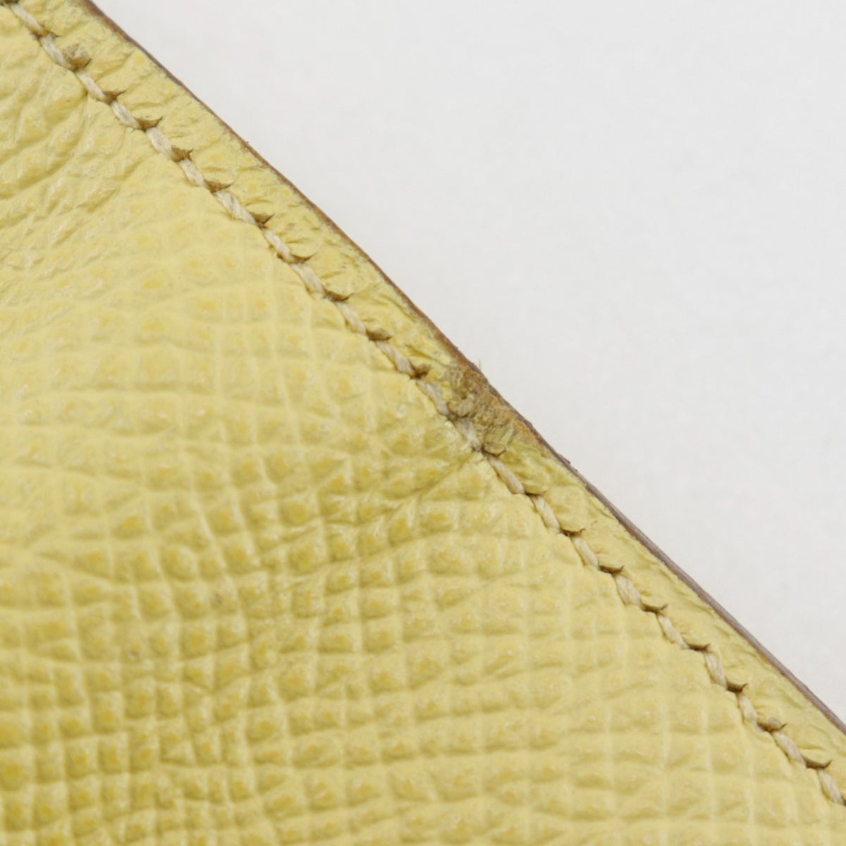 Hermes Yellow Epsom Leather Long Wallet (Bi-Fold) (Pre-Owned)