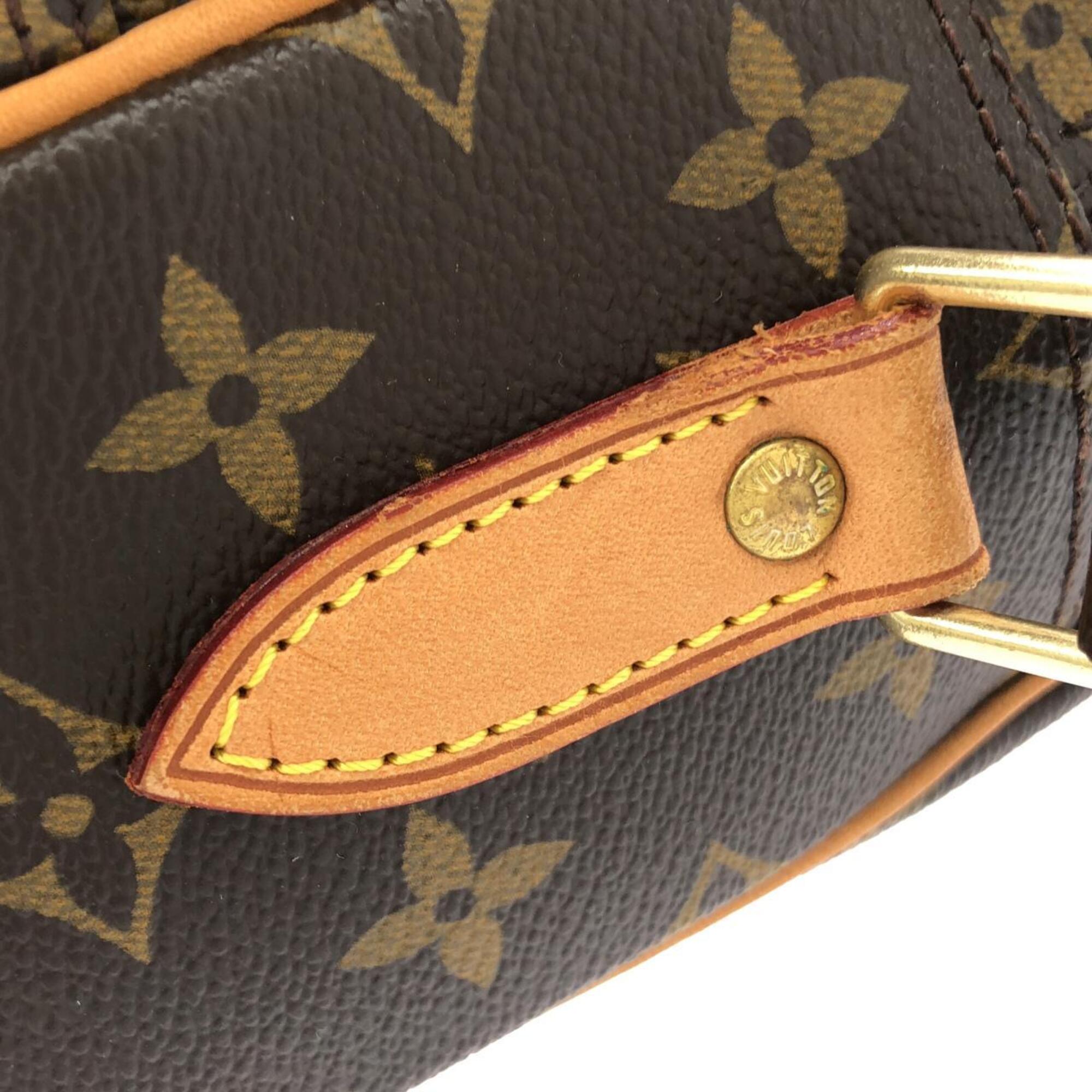 Louis Vuitton Brown Coated Canvas Shoulder Bag (Pre-Owned)