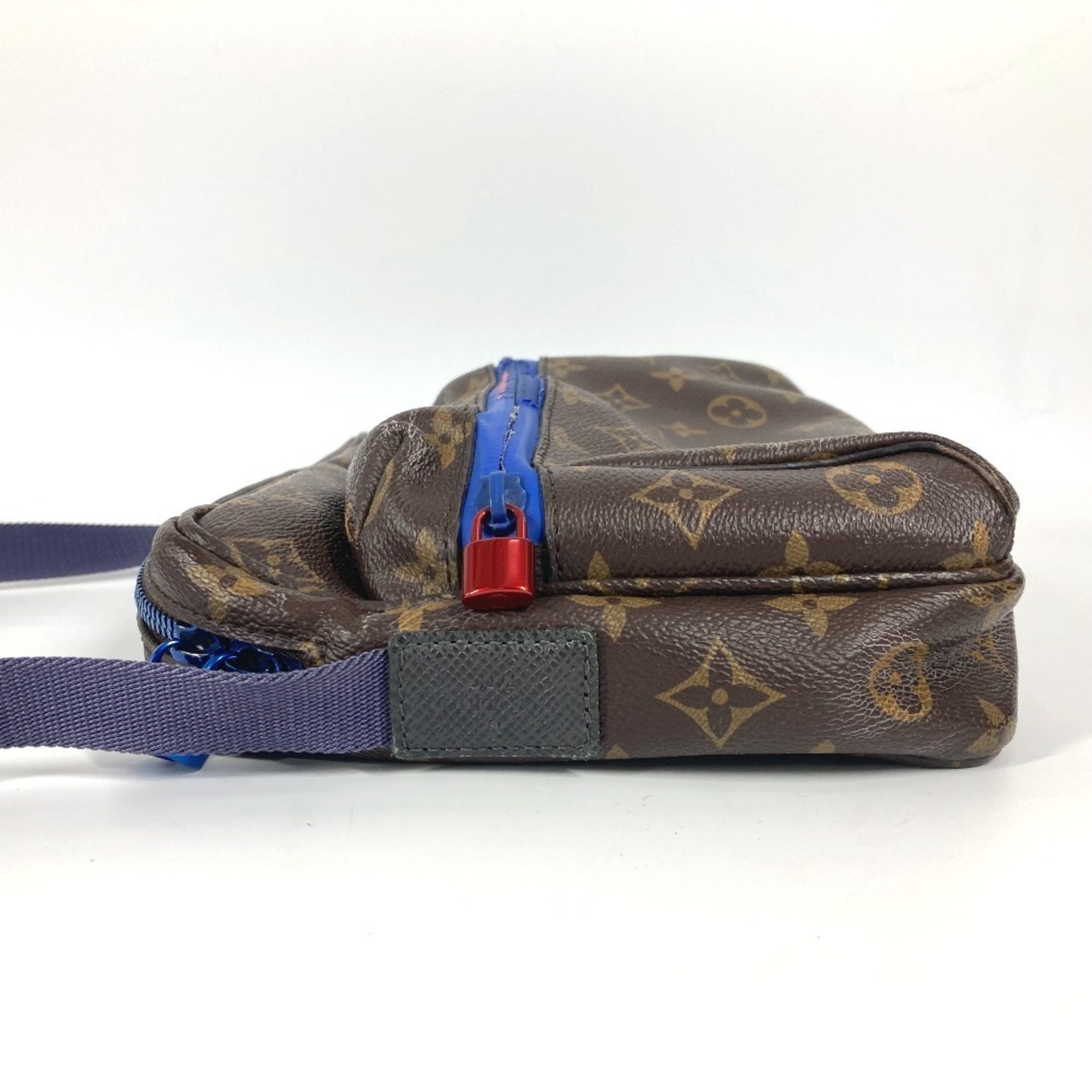 Louis Vuitton Monogram Blue Brown Monogram Shoulder Bag (Pre-Owned)