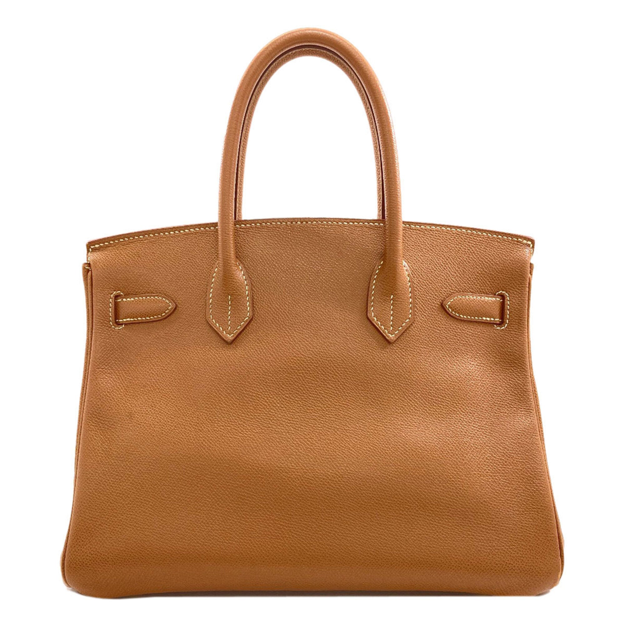 Hermes Gold Epsom Leather Handbag (Pre-Owned)
