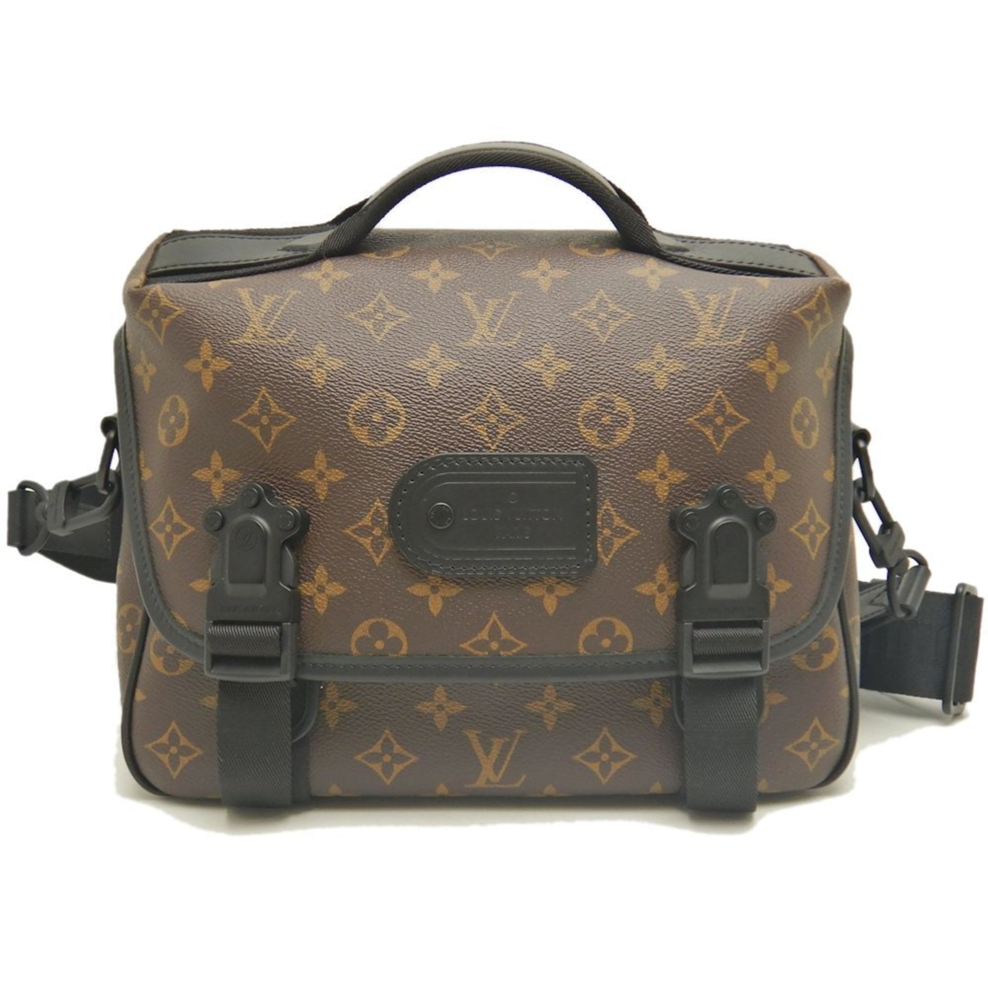 Louis Vuitton Brown Pvc Shoulder Bag (Pre-Owned)