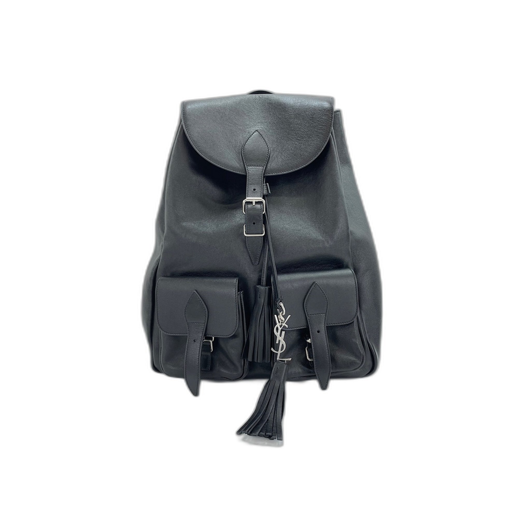 Yves Saint Laurent Black Backpack (Pre-Owned)