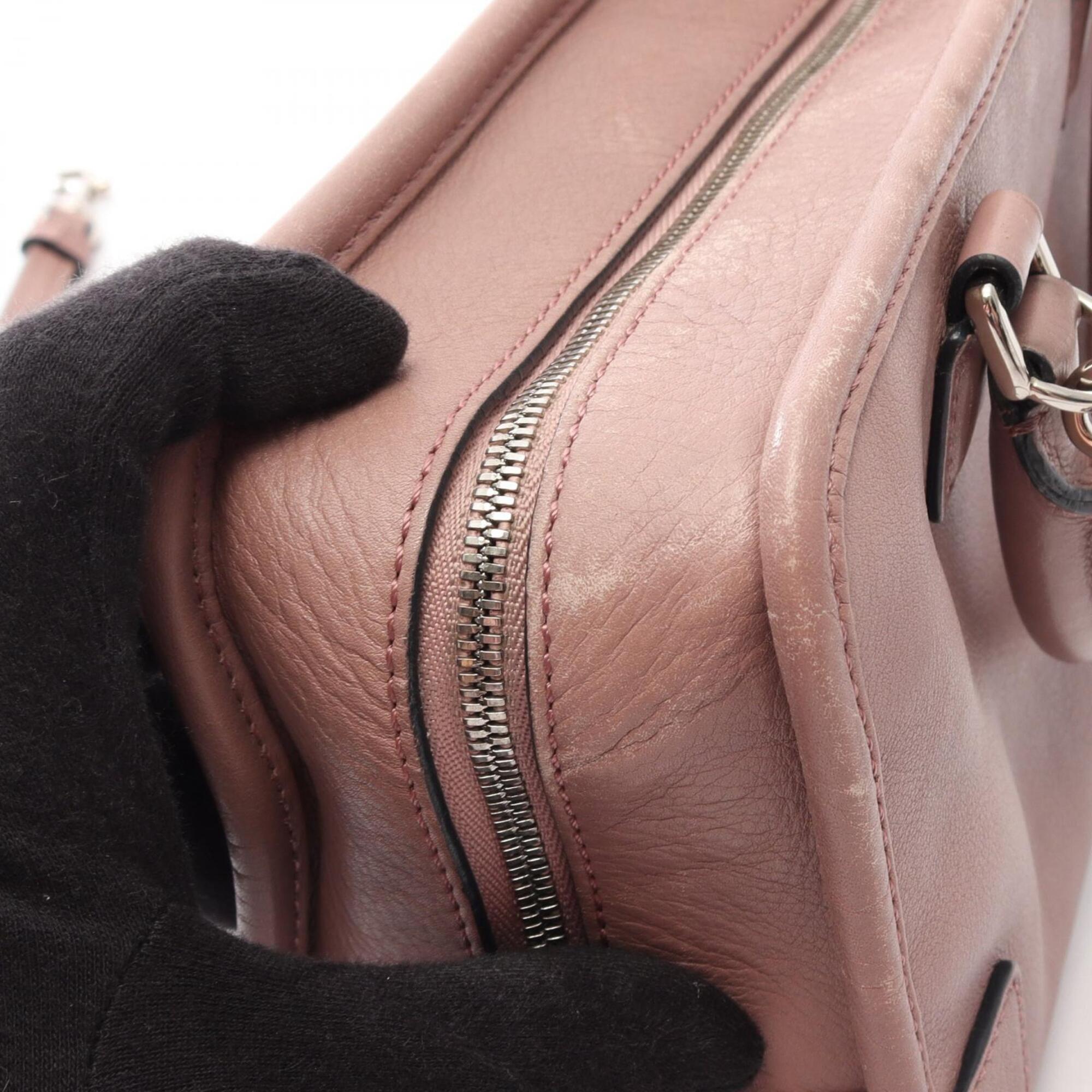 Loewe Pink Leather Handbag (Pre-Owned)