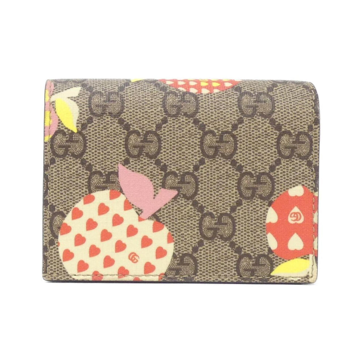 Gucci Beige Multi-Color Gg Supreme Wallet (Bi-Fold) (Pre-Owned)