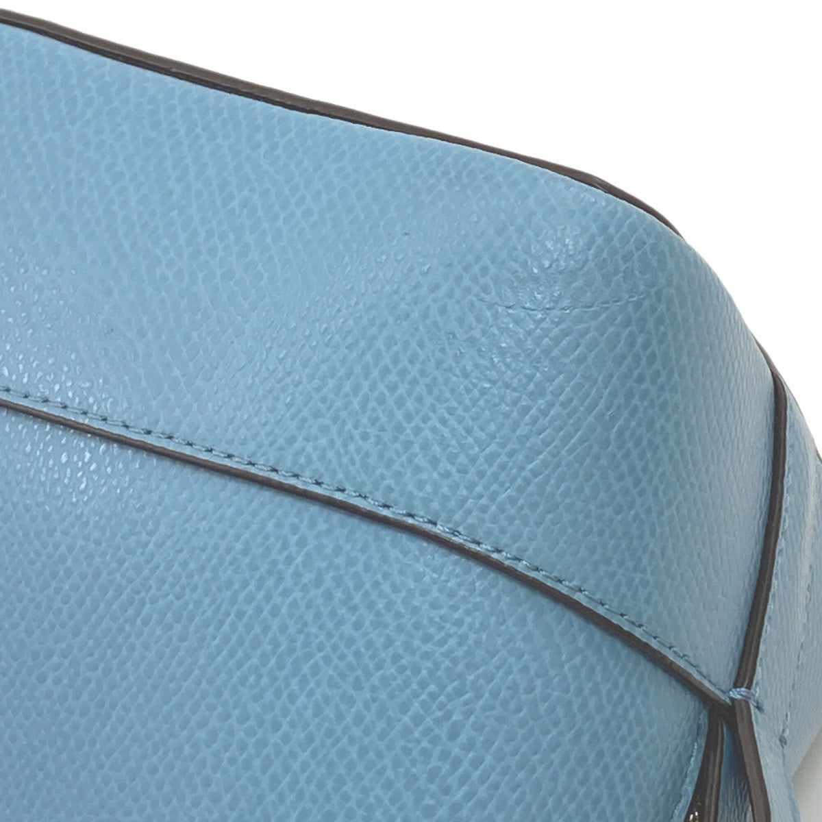Coach Blue Leather Handbag (Pre-Owned)