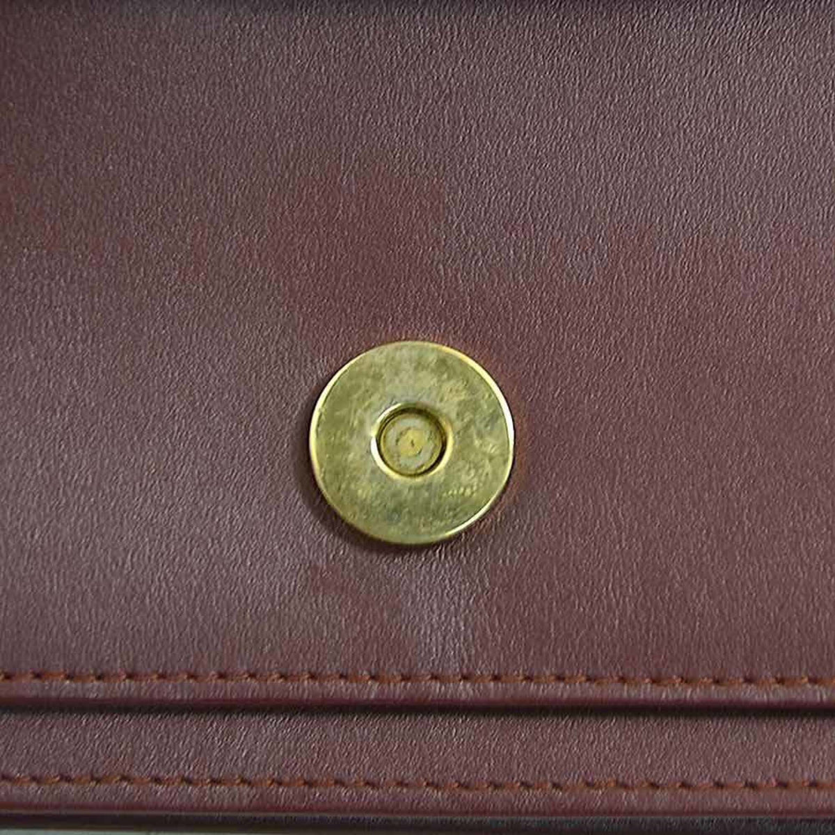 Cartier Burgundy Leather Clutch Bag (Pre-Owned)