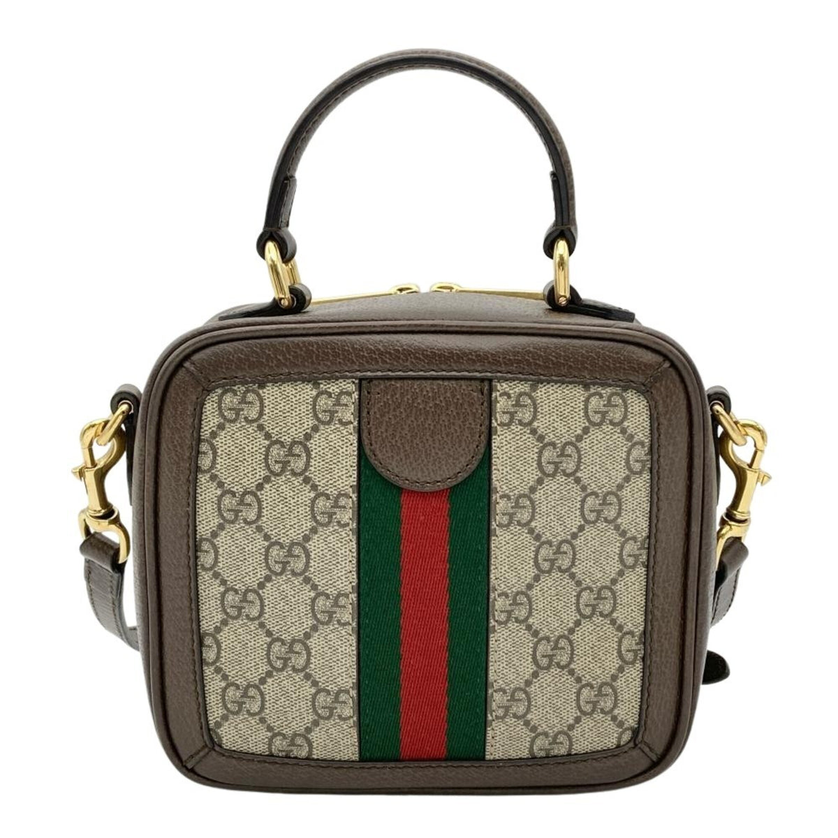 Gucci Ophidia Beige Gg Supreme Handbag Shoulder Bag (Pre-Owned)