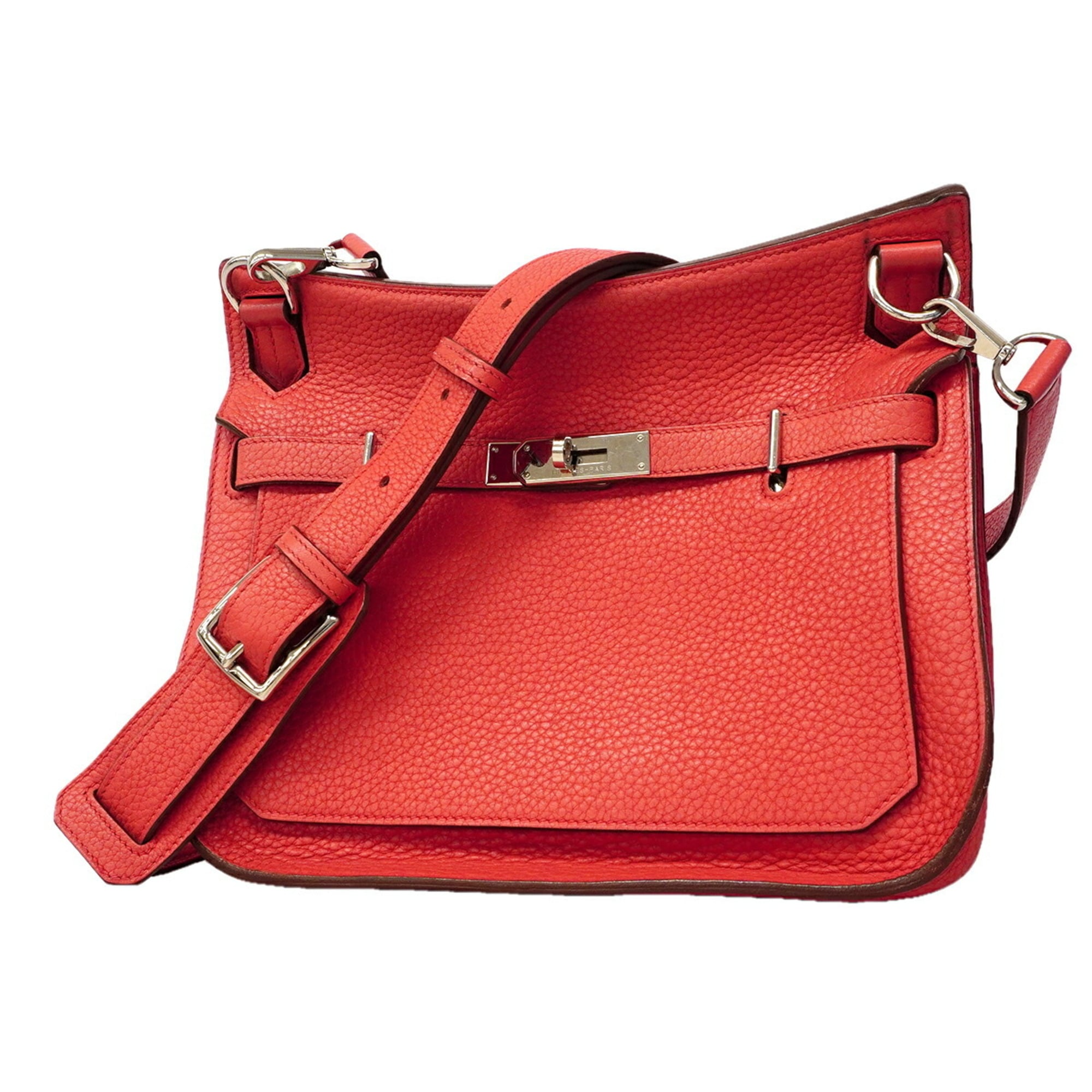 Hermes Bougainvillier Taurillon Clemence Leather Shoulder Bag (Pre-Owned)