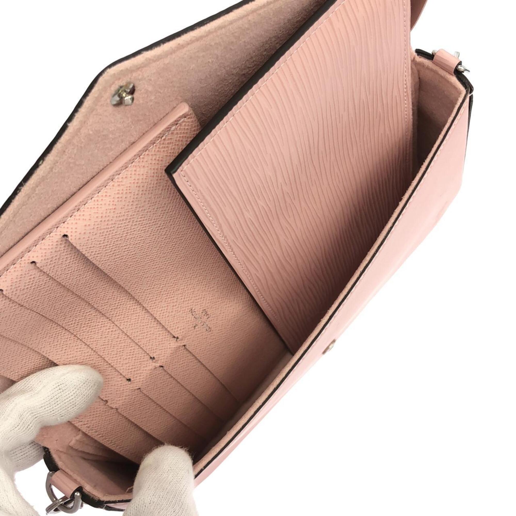 Louis Vuitton Epi Rose Ballerine Leather Pochette Shoulder Bag (Pre-Owned)