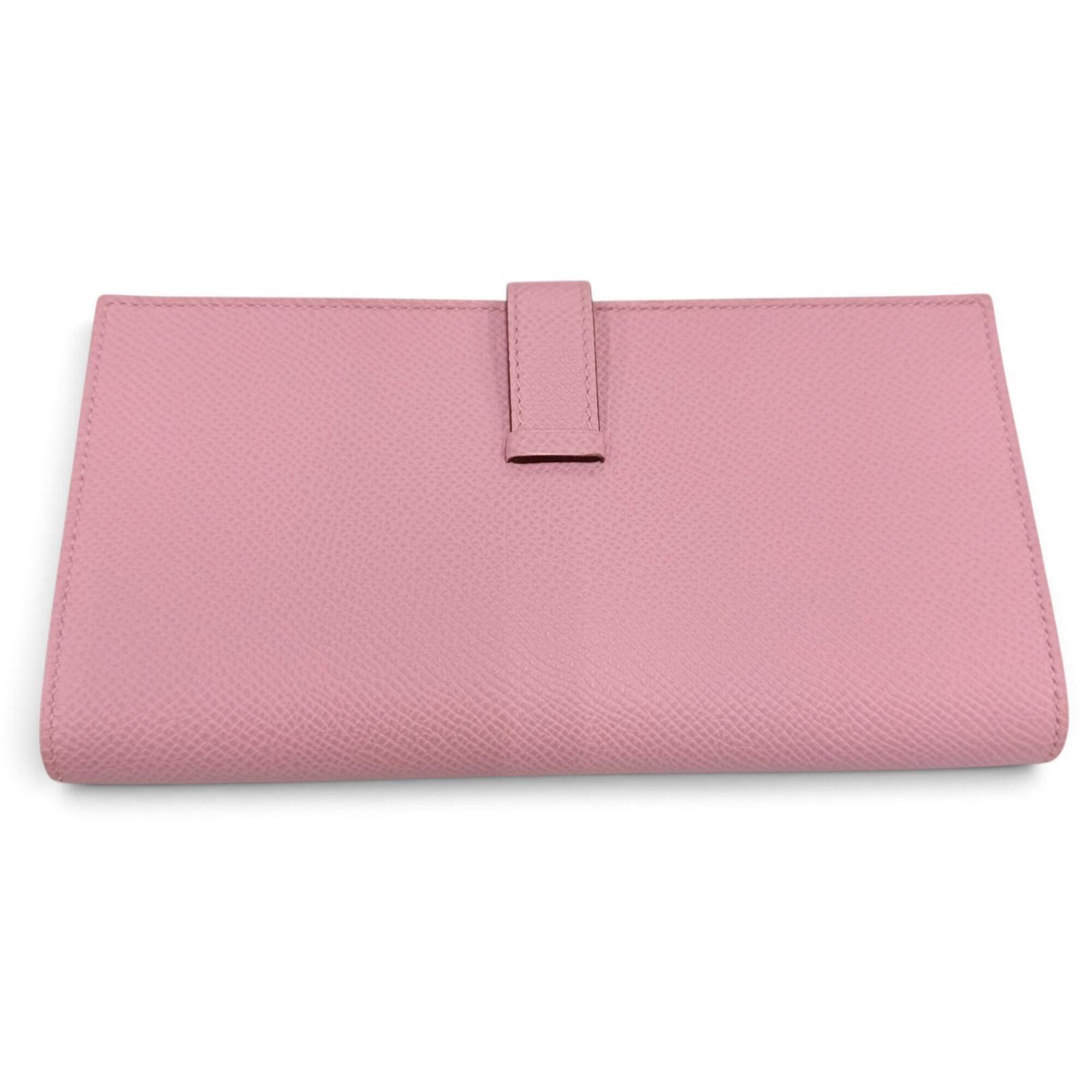 Hermes Epsom Leather Long Wallet (Bi-Fold) (Pre-Owned)