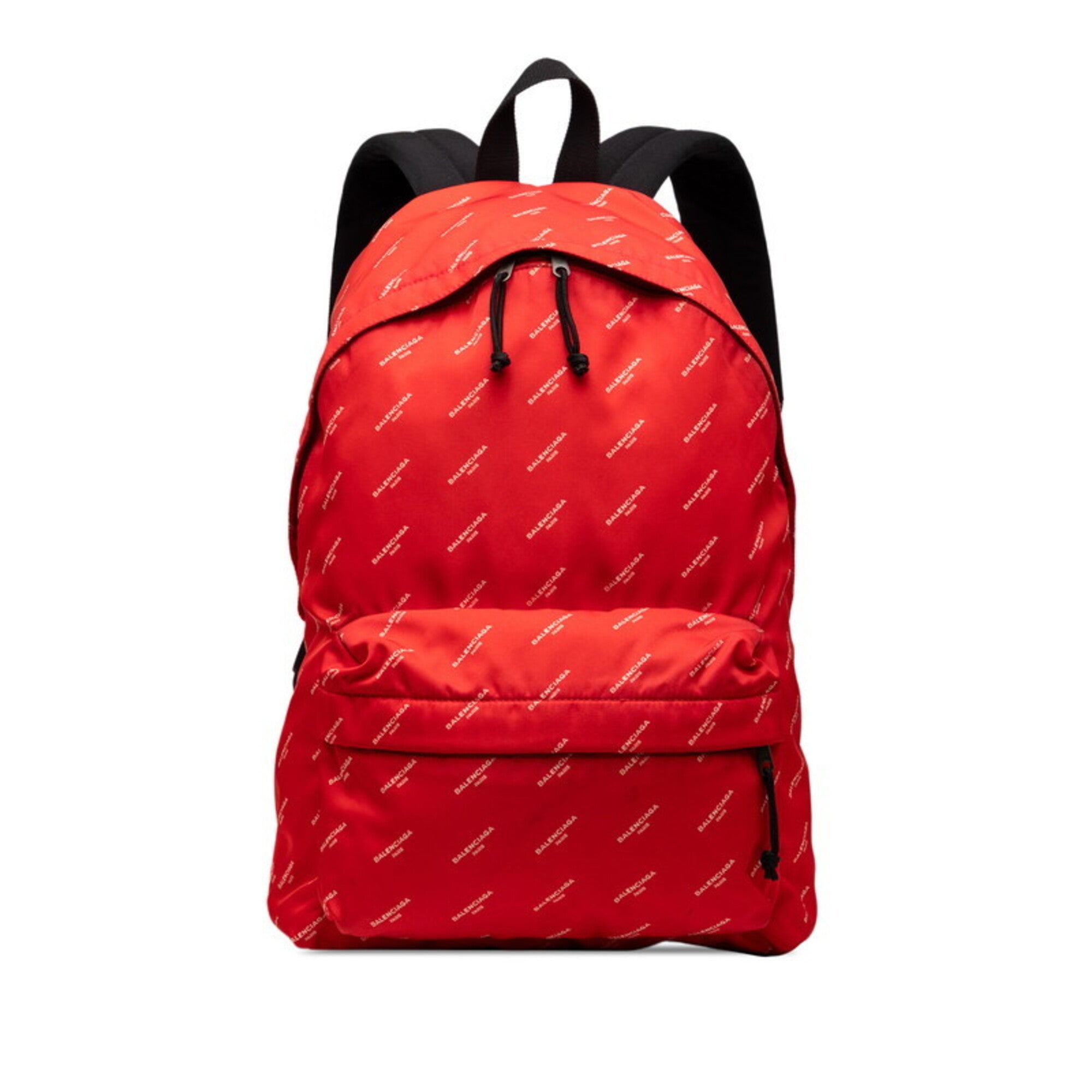 Balenciaga Red Color Nylon Backpack (Pre-Owned)