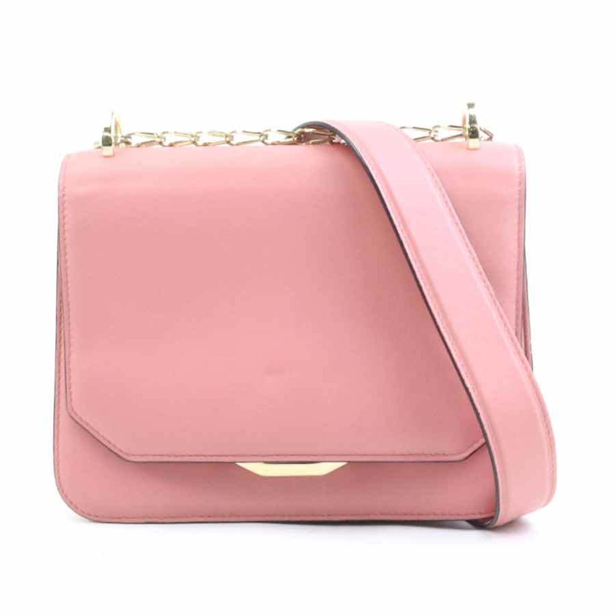 Bvlgari Pink Leather Shoulder Bag (Pre-Owned)