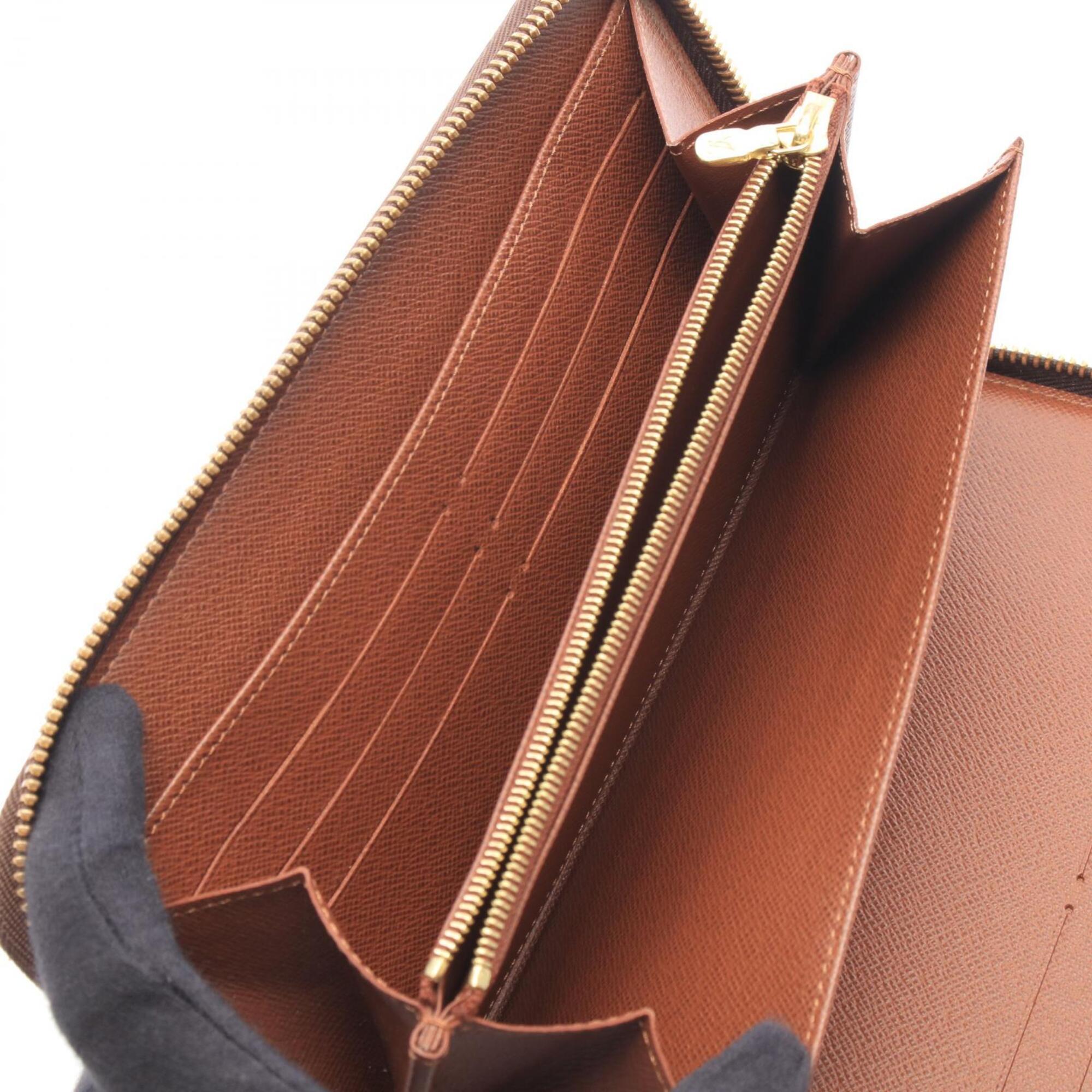 Louis Vuitton Brown Pvc Long Wallet (Bi-Fold) (Pre-Owned)