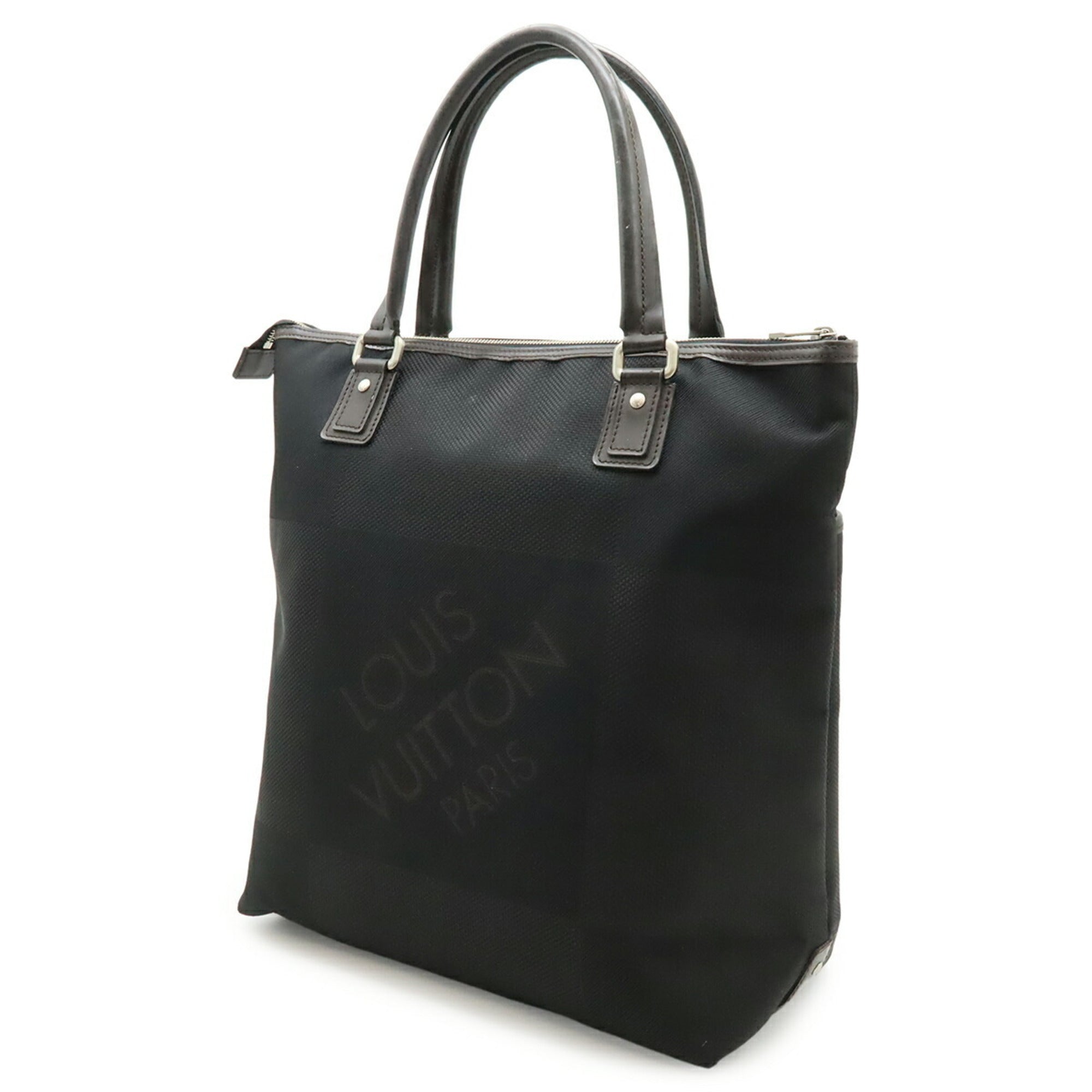 Louis Vuitton Black Noir Damier Geant Canvas Handbag Tote Bag (Pre-Owned)