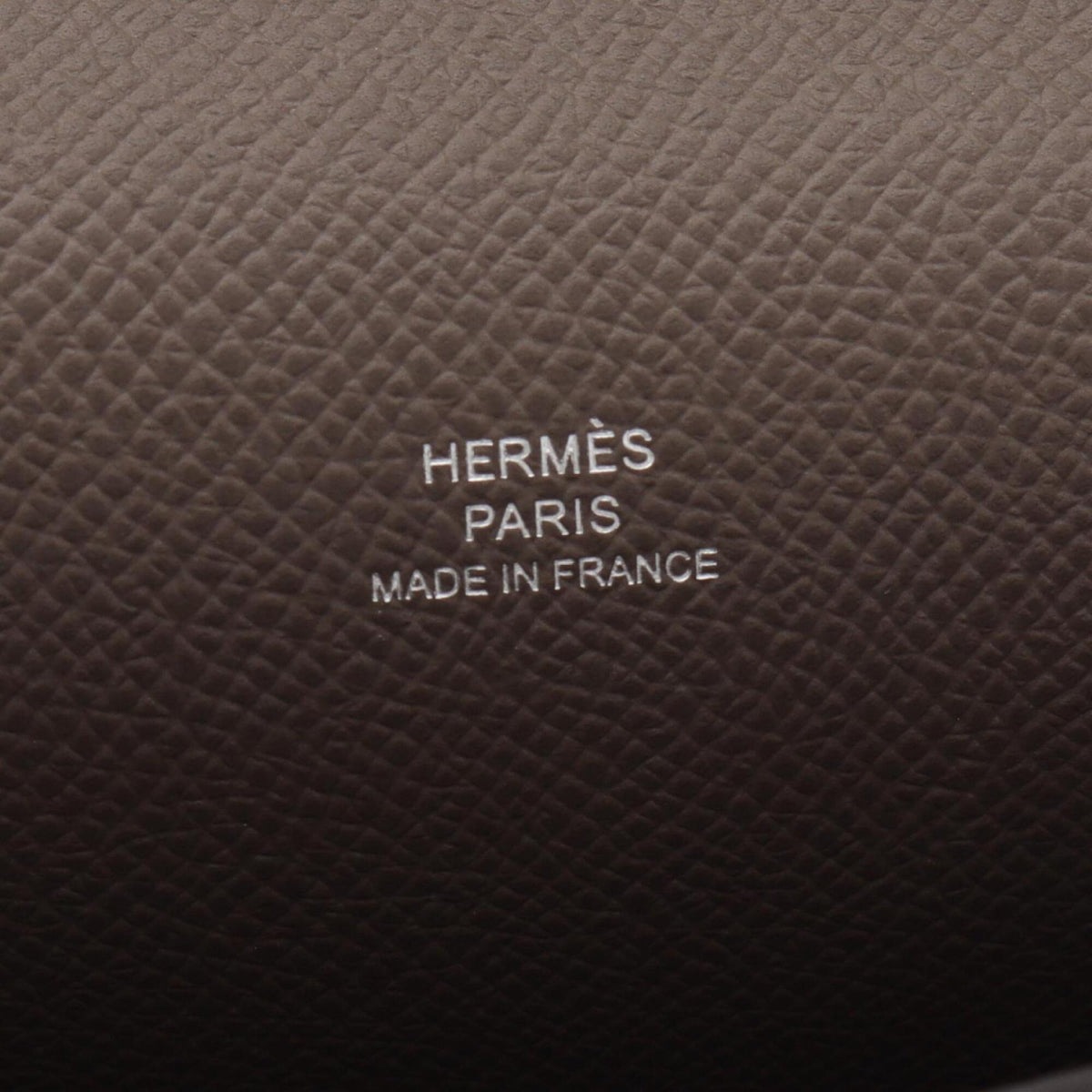 Hermes Gray Epsom Leather Leather Handbag Shoulder Bag (Pre-Owned)