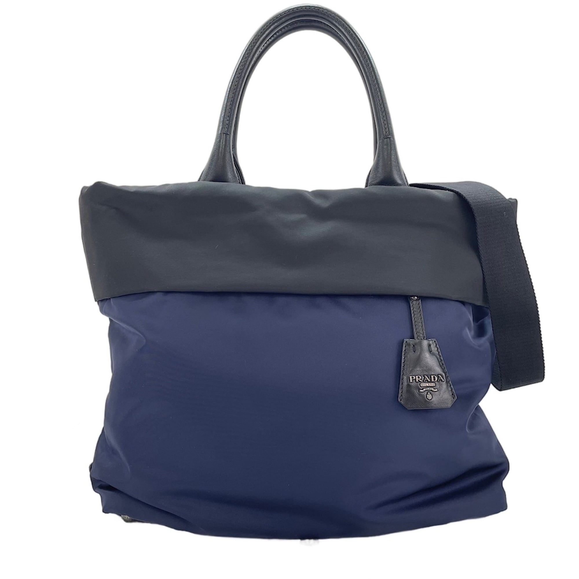 Prada Navy Tote Bag (Pre-Owned)