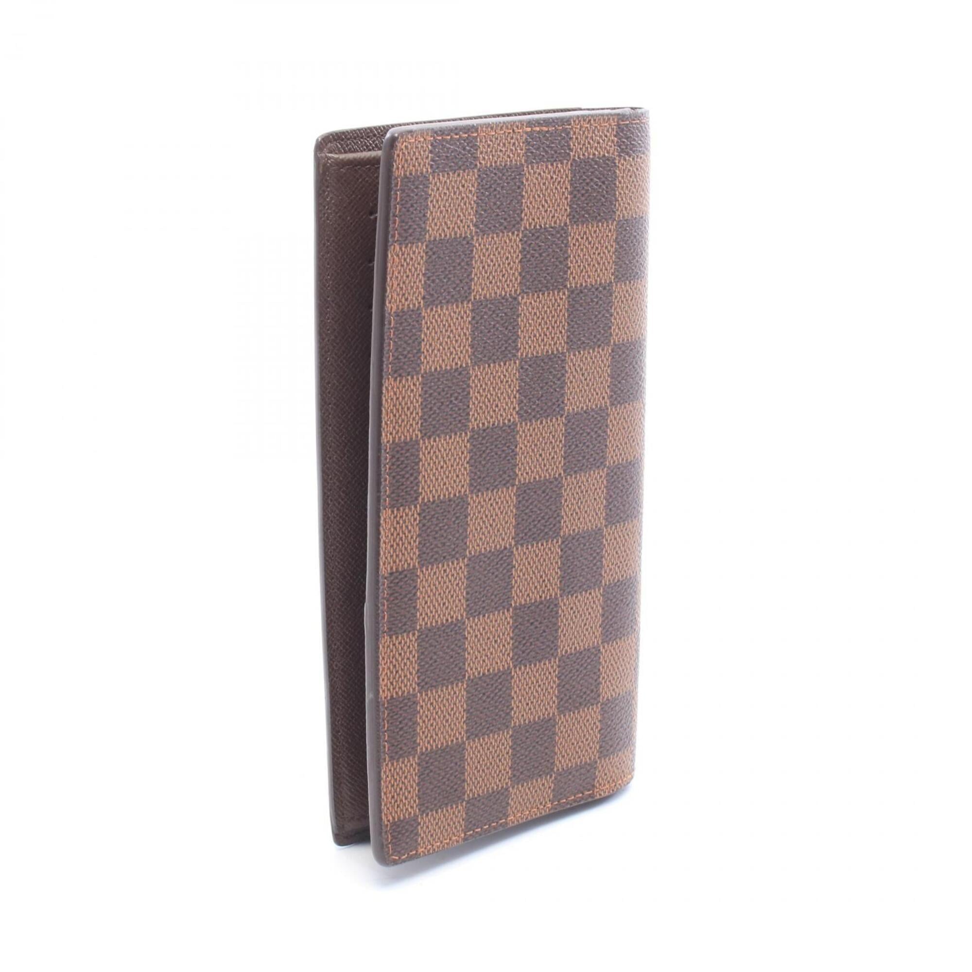 Louis Vuitton Brown Pvc Long Wallet (Bi-Fold) (Pre-Owned)