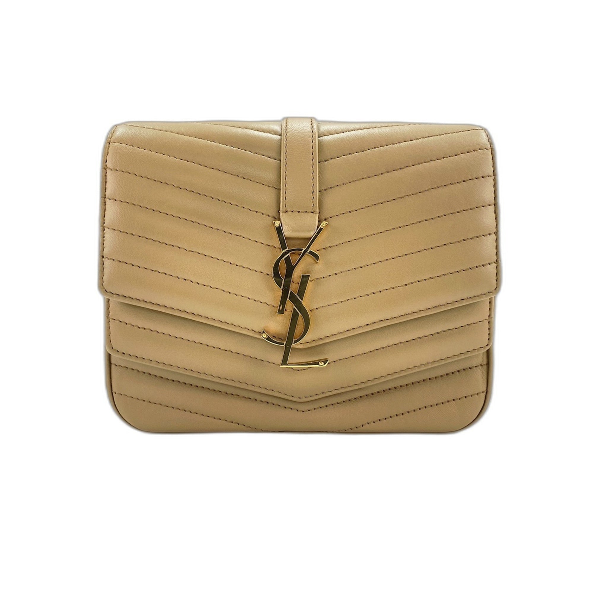 Yves Saint Laurent Beige Shoulder Bag (Pre-Owned)