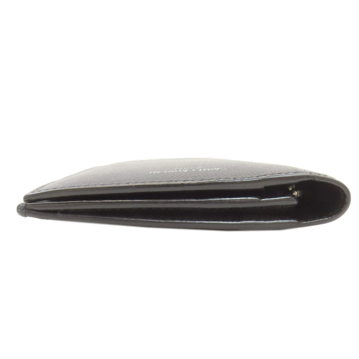 Yves Saint Laurent Black Leather Long Wallet (Bi-Fold) (Pre-Owned)
