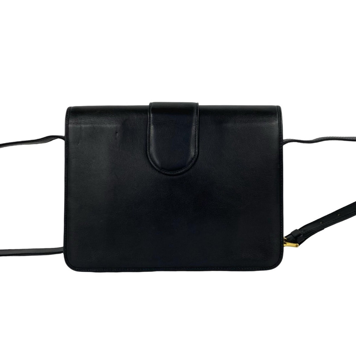 Yves Saint Laurent Black Leather Shoulder Bag (Pre-Owned)